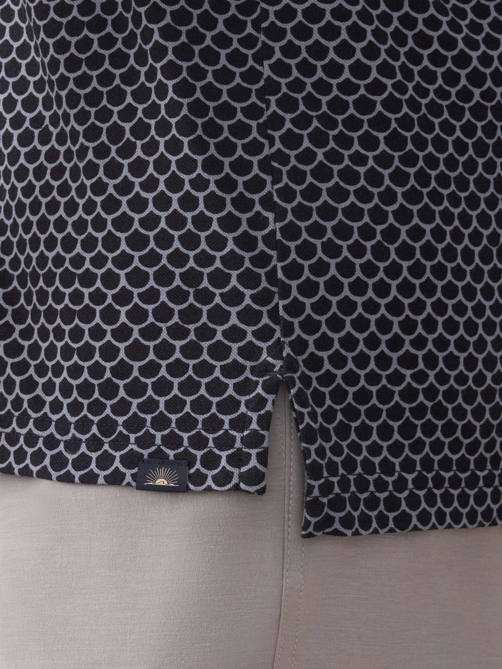 Short-Sleeve Movementâ„?Pique Polo - Midnight Fishscale