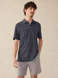 Short-Sleeve Movementâ„?Pique Polo - Midnight Fishscale