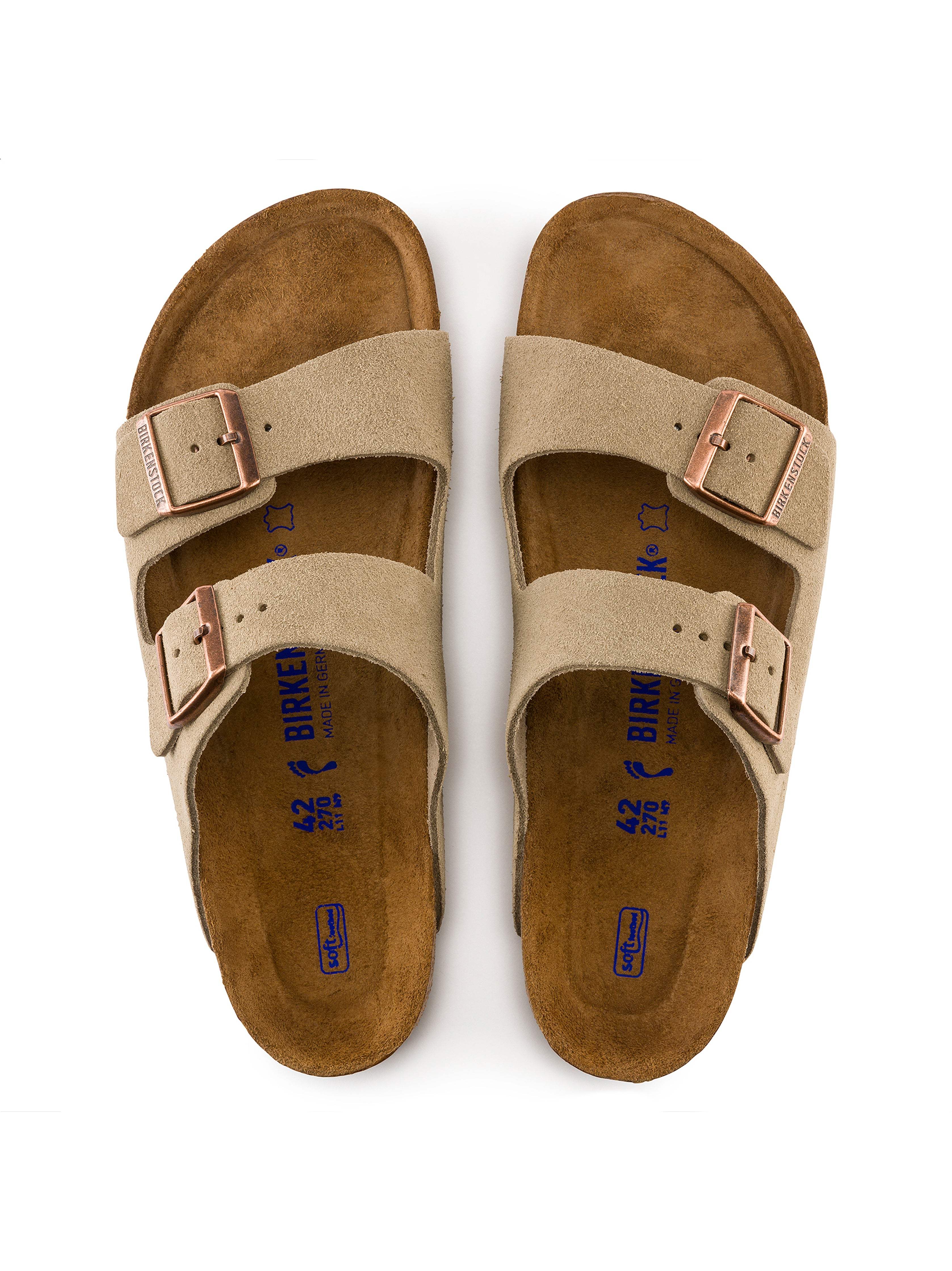 Birkenstock Men's Arizona Soft Footbed - Taupe