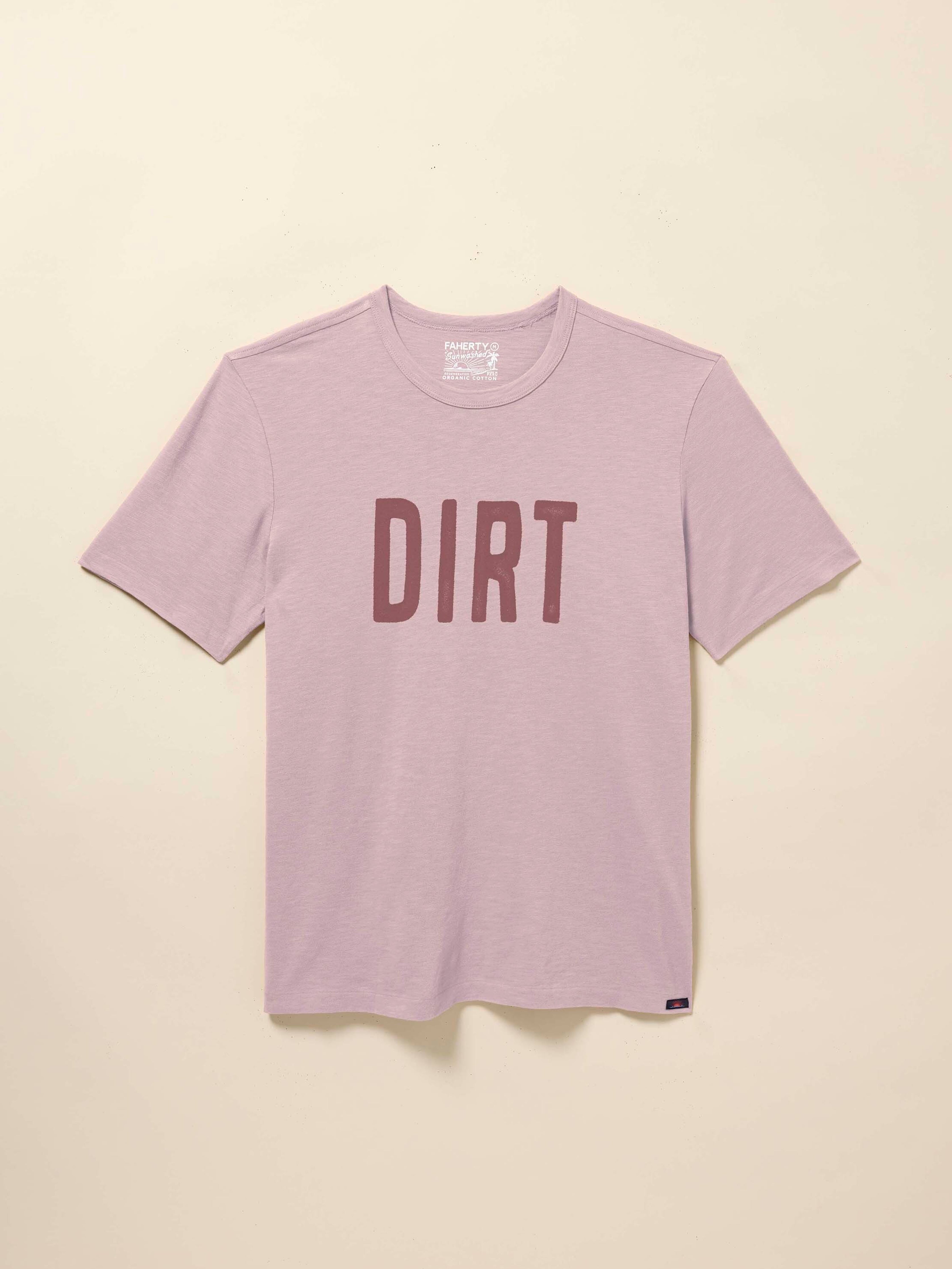 Dirt Sunwashed Tee - Vista Plum
