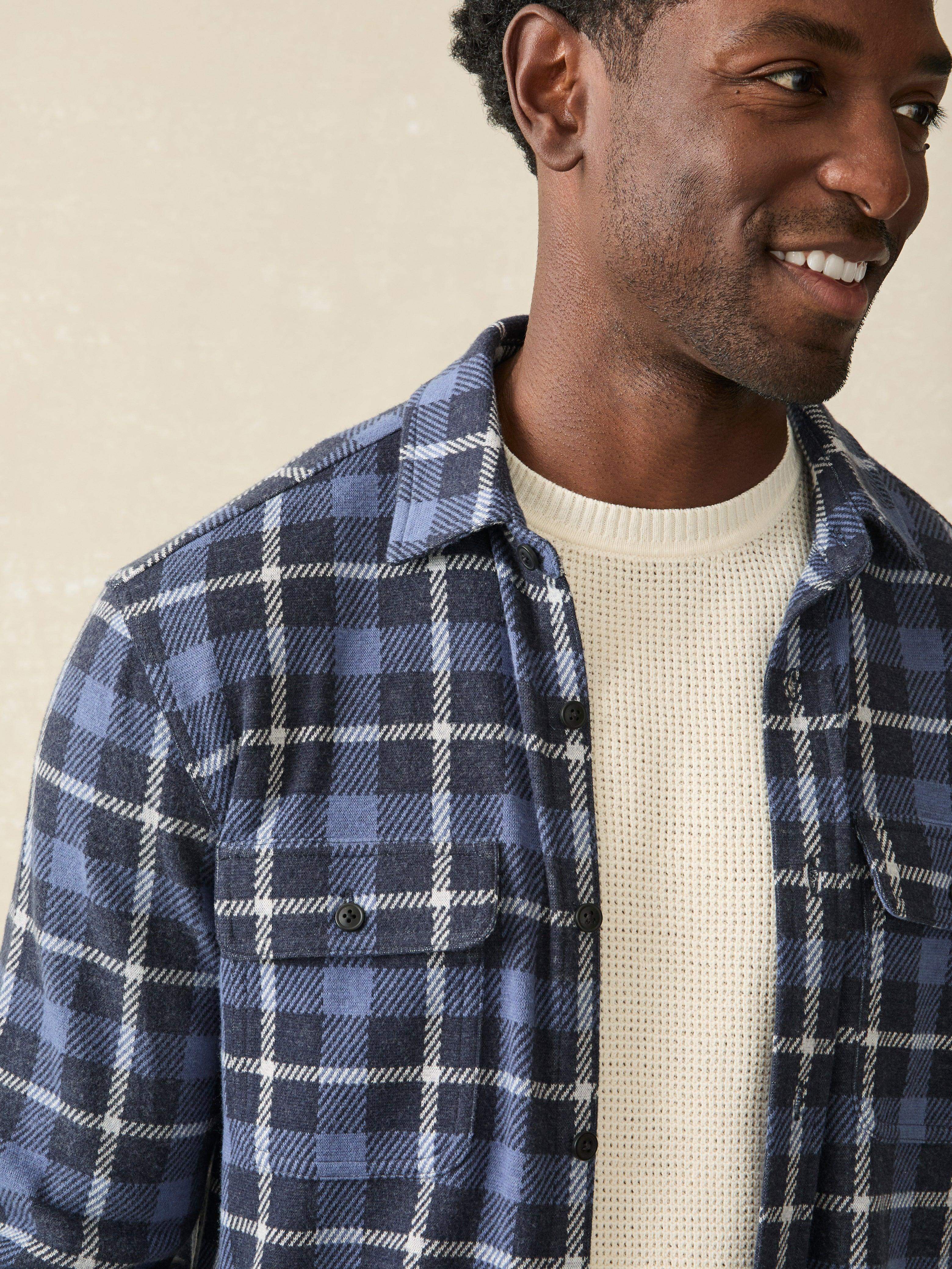 Legendâ„?Sweater Shirt - Blue Winds Plaid