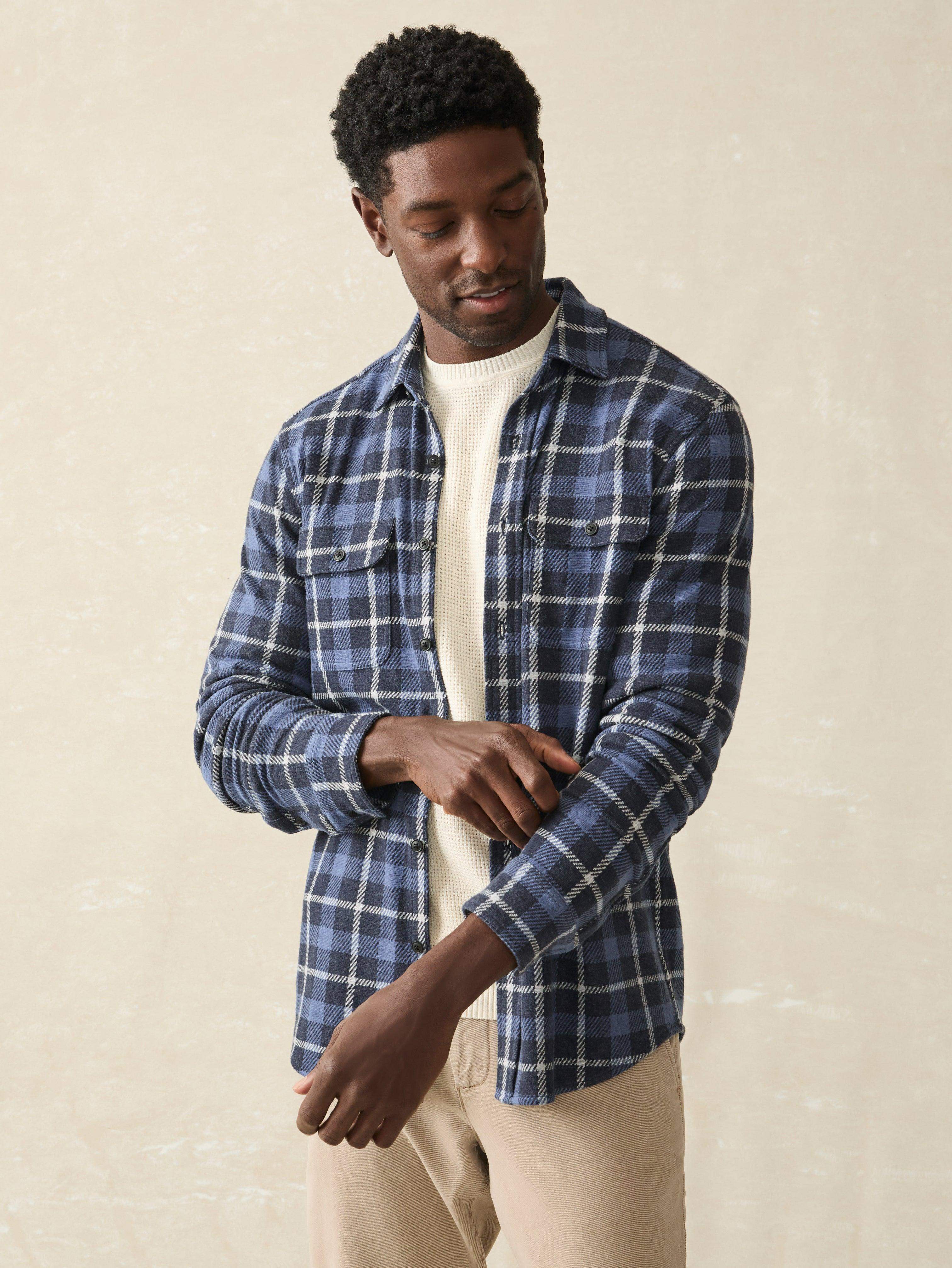 Legendâ„?Sweater Shirt - Blue Winds Plaid
