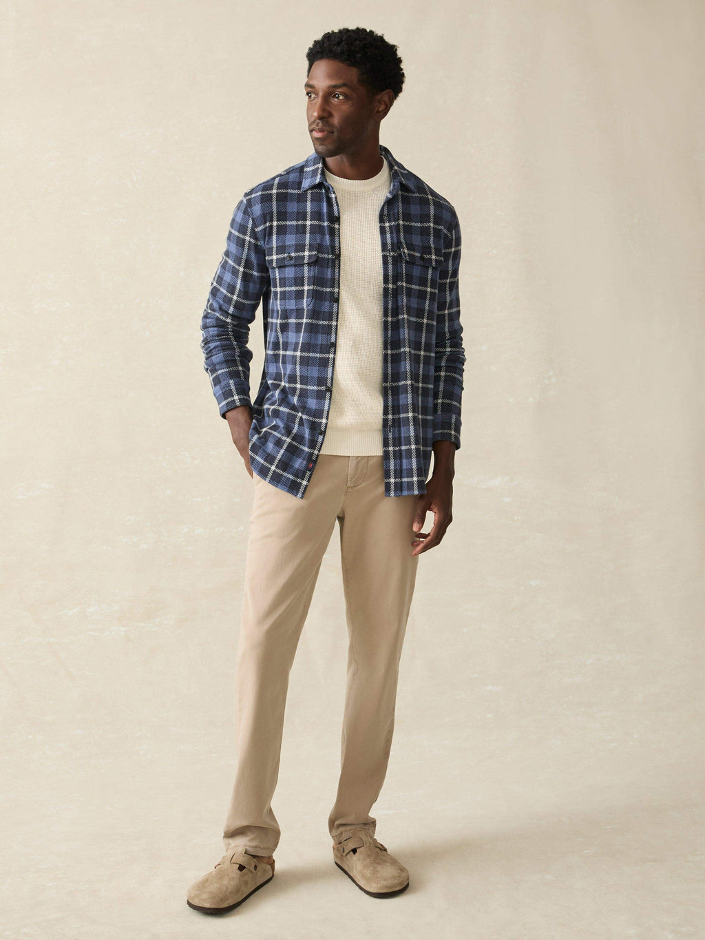 Legendâ„?Sweater Shirt - Blue Winds Plaid