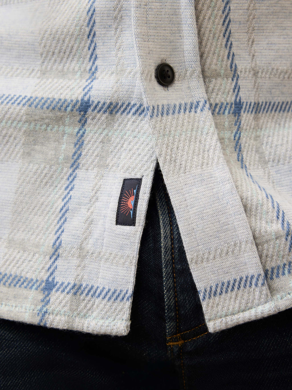 Legendâ„?Sweater Shirt - Maine Sky Plaid