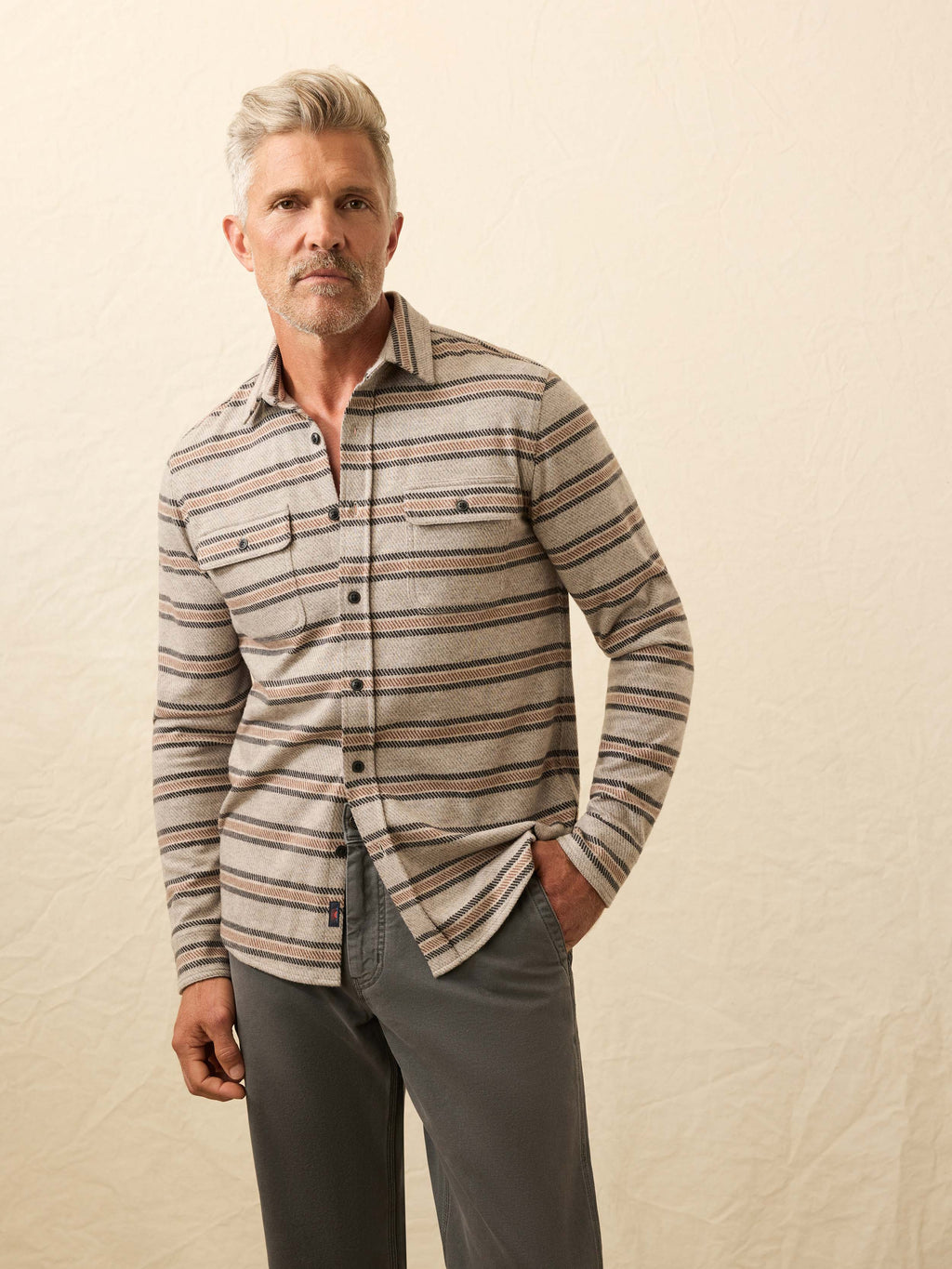 Legendâ„?Sweater Shirt - Rock Coast Stripe
