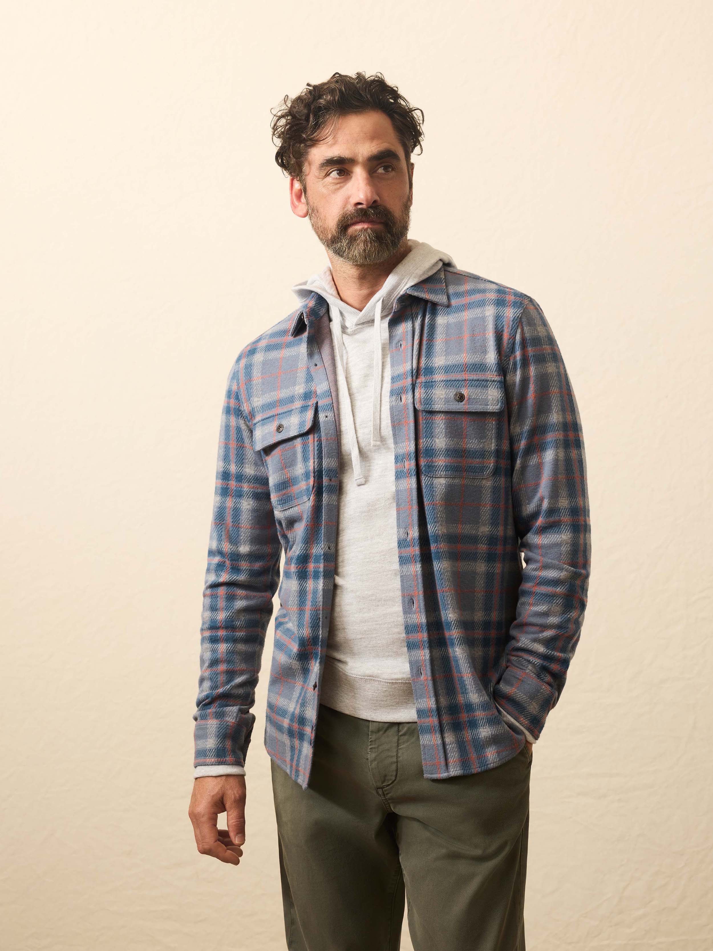 Legendâ„?Sweater Shirt - Three Lakes Plaid