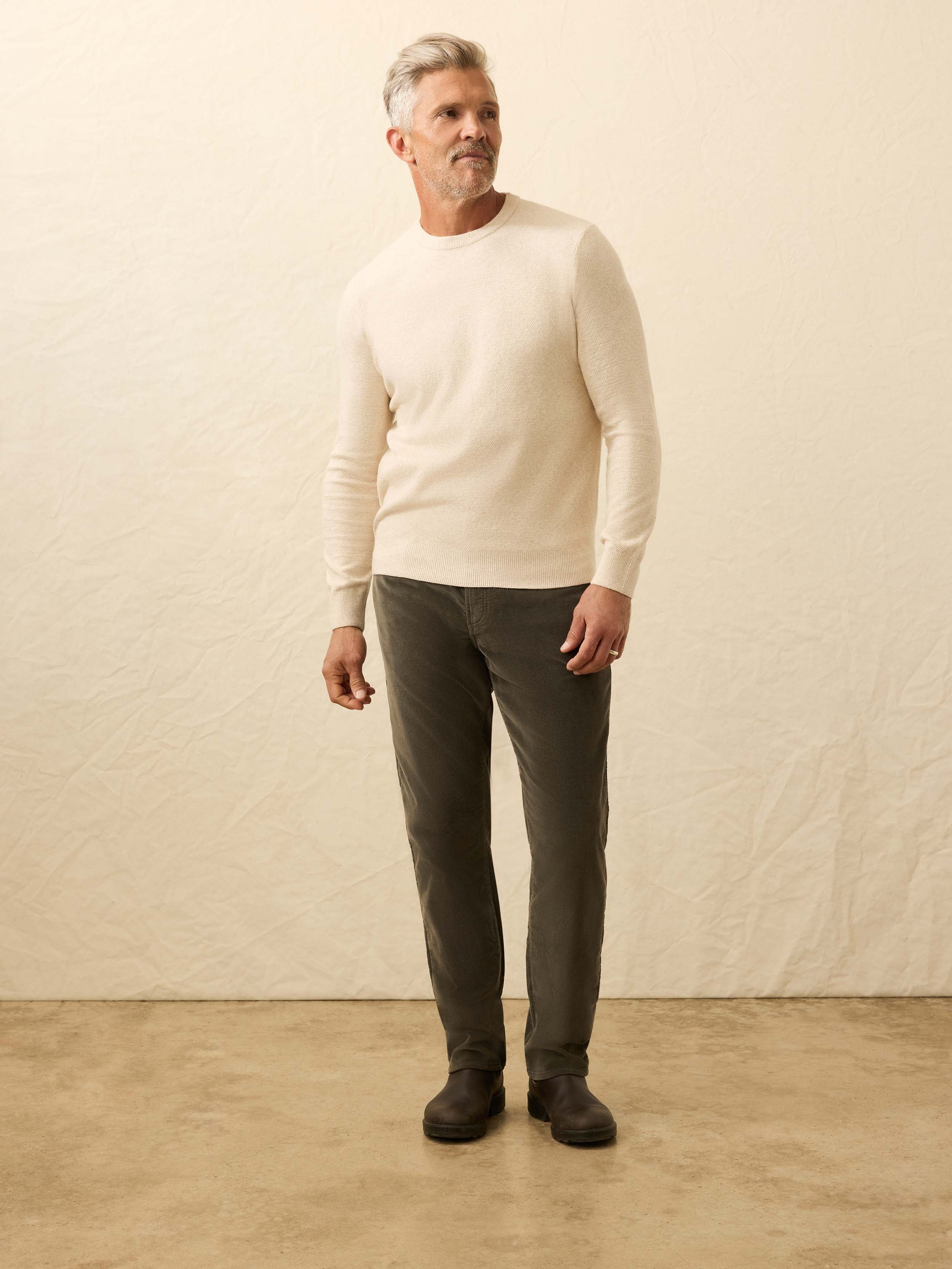 Jackson Crew Sweater - Ivory Sky Feeder