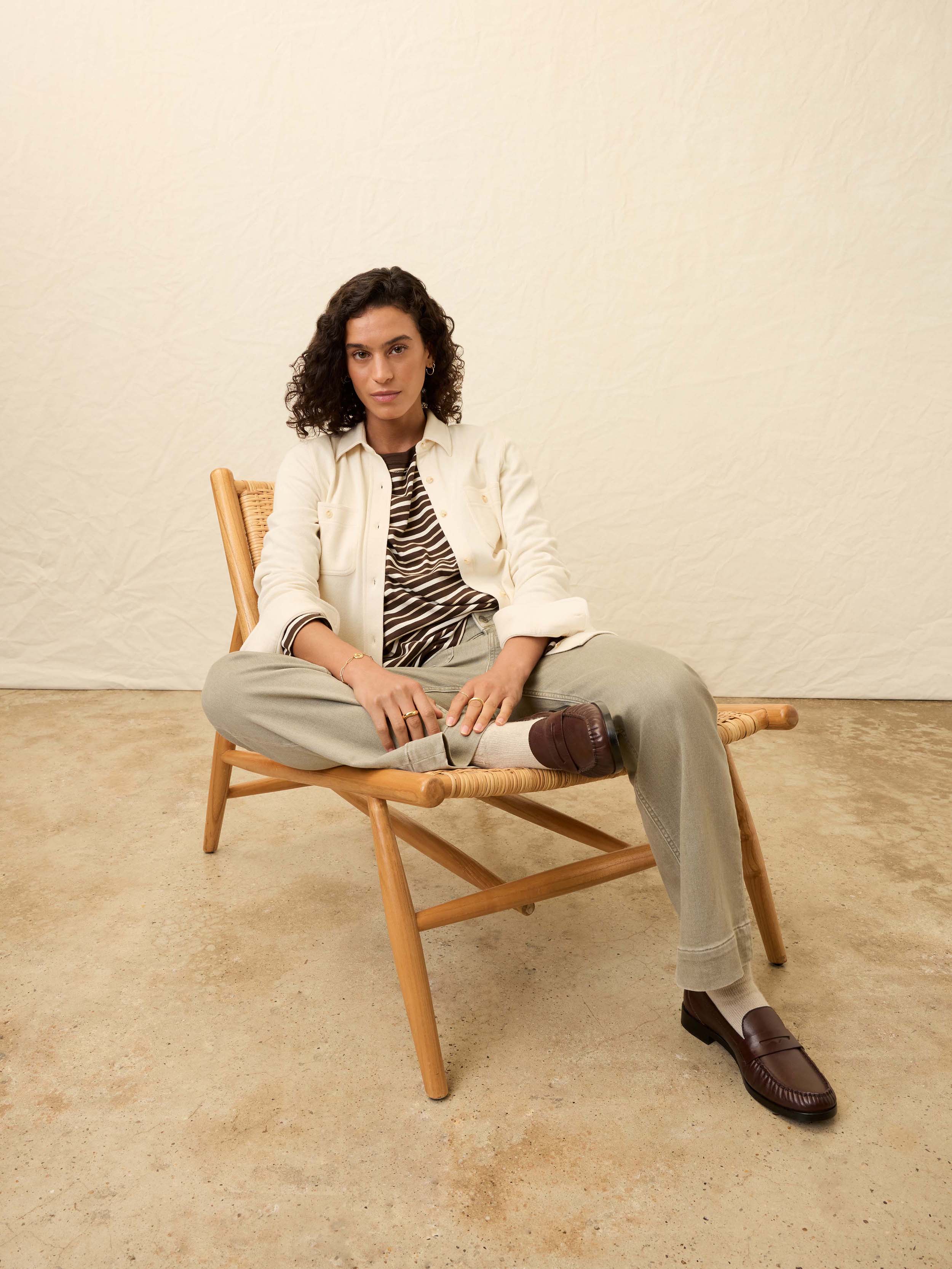 Legendâ„?Sweater Shirt - Light Oatmeal Twill