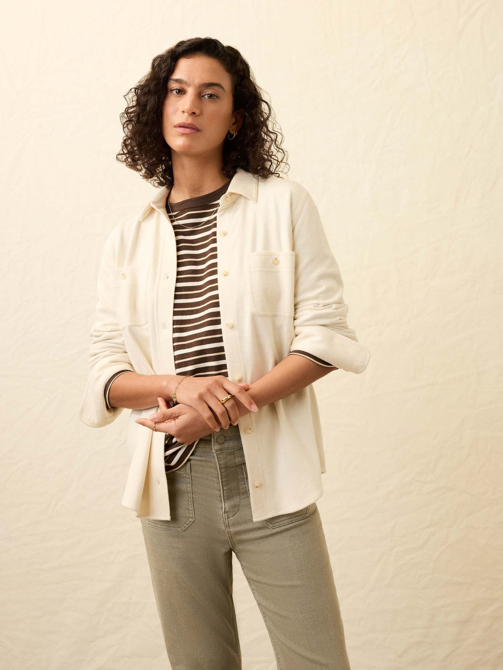 Legendâ„?Sweater Shirt - Light Oatmeal Twill
