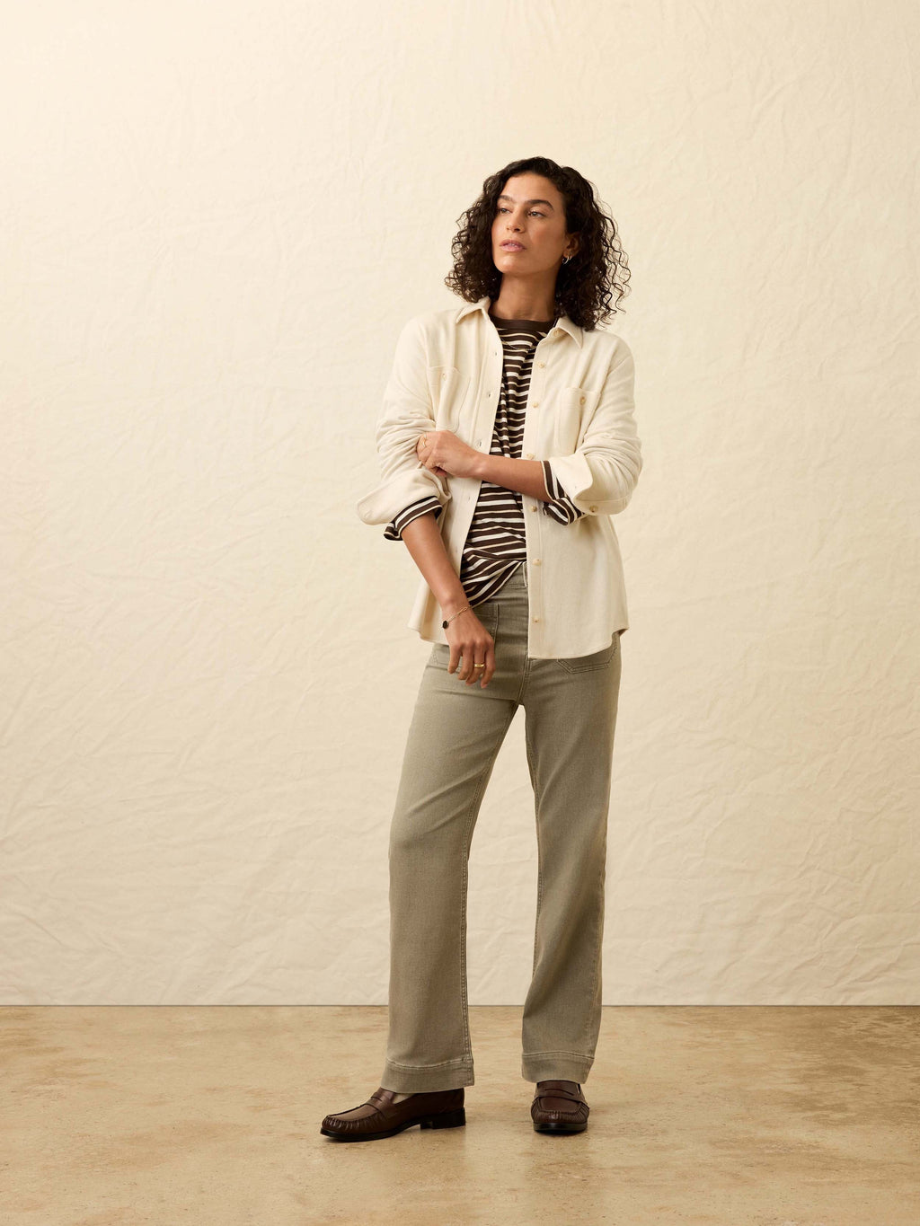 Legendâ„?Sweater Shirt - Light Oatmeal Twill