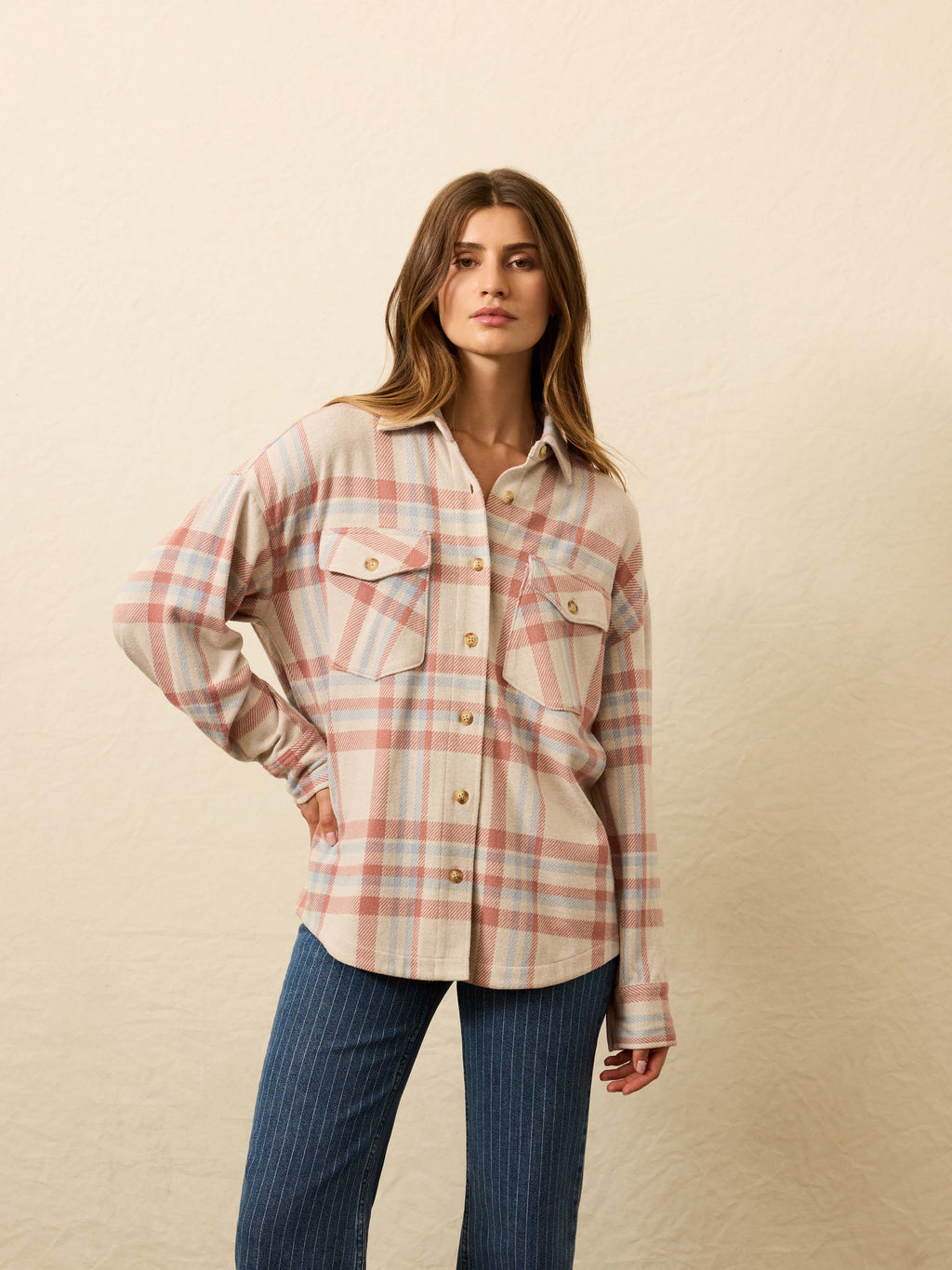 Legendâ„?Sweater Overshirt - Lakeside Plaid