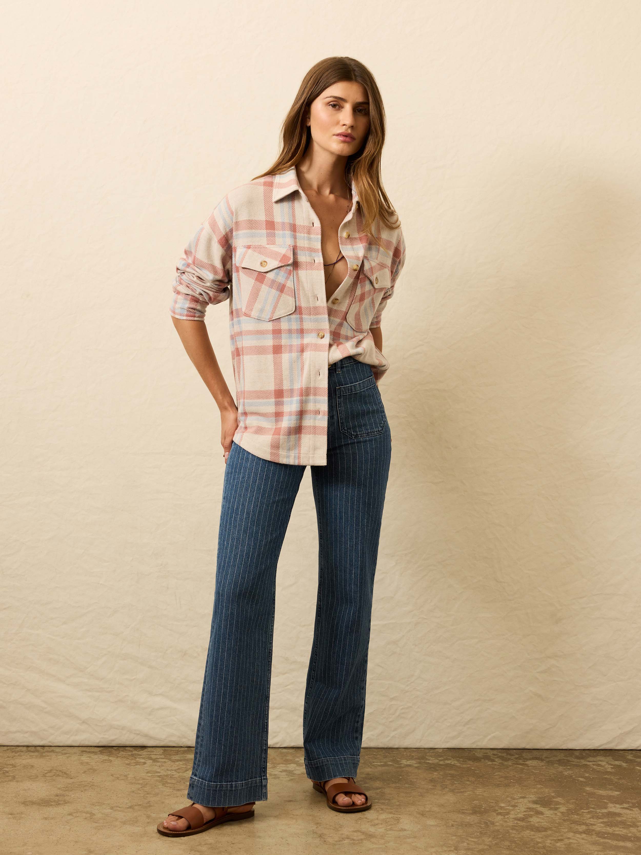 Legendâ„?Sweater Overshirt - Lakeside Plaid