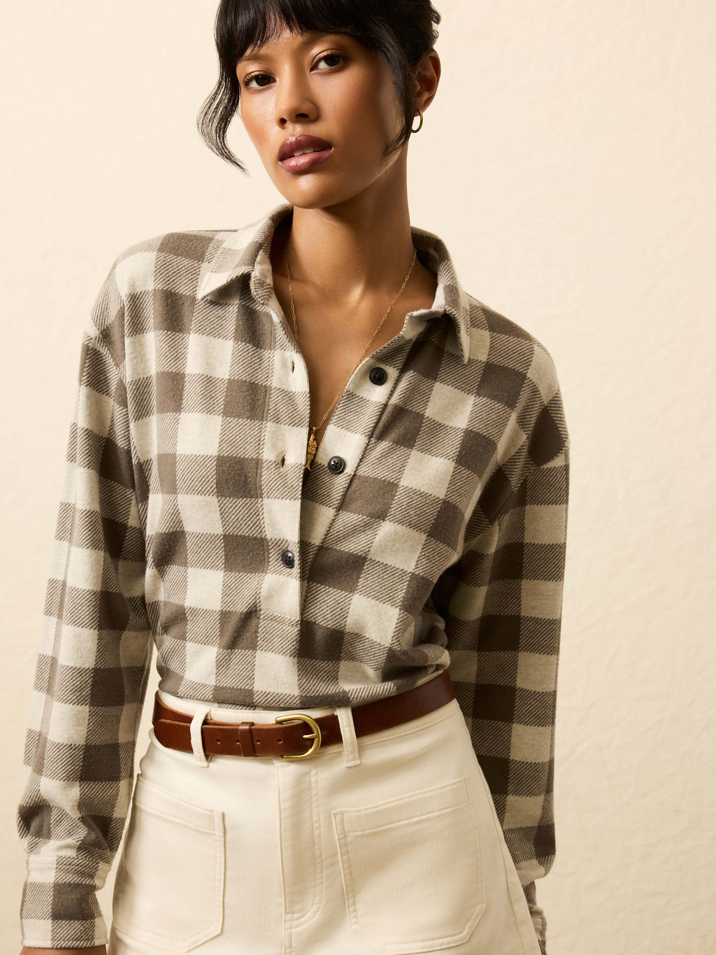 Legendâ„?Sweater Classic Popover - Brown Oat Buffalo