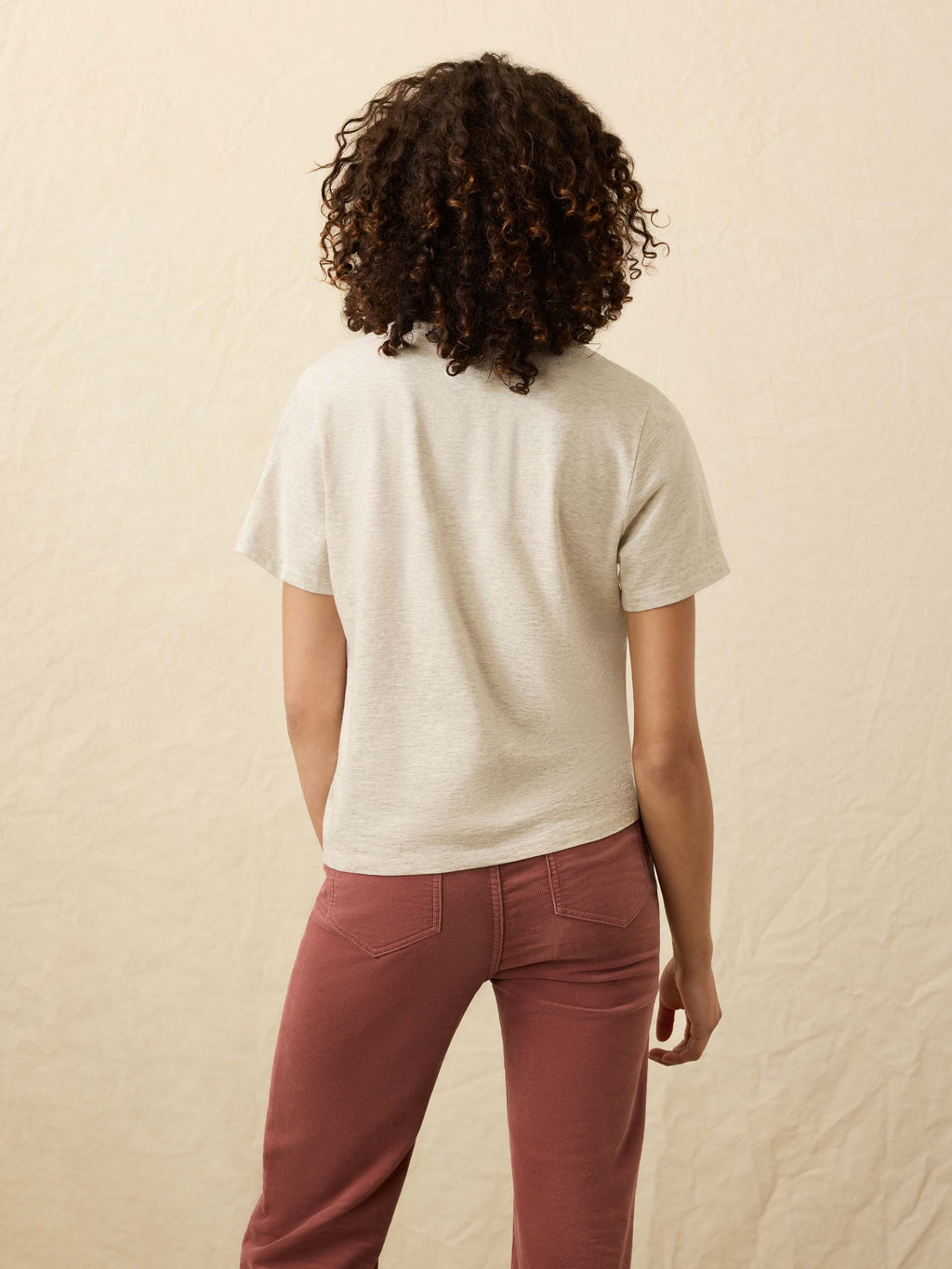 Sunwashed Regenerative Tee - Island Dune Heather