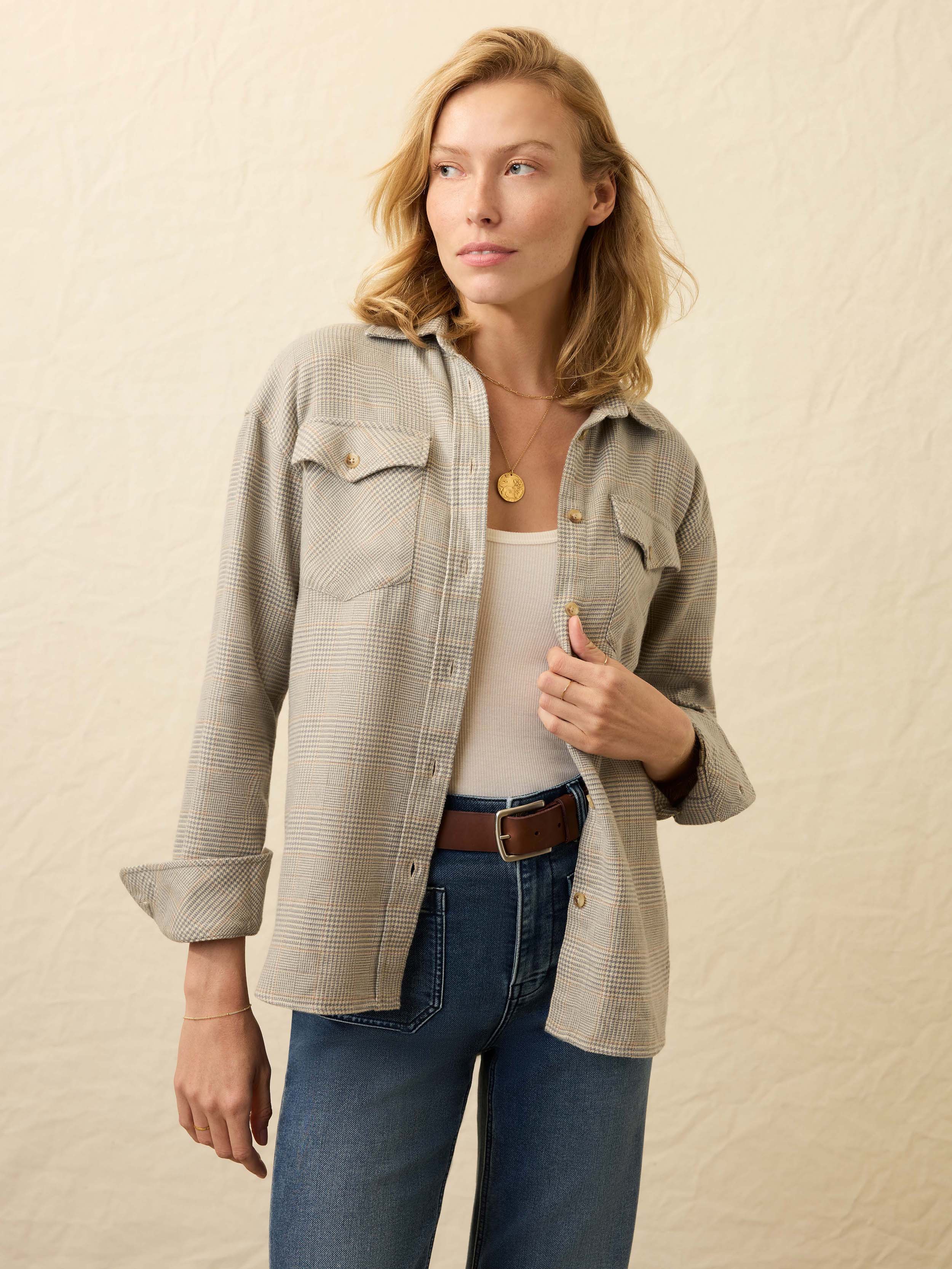 The Heirloom Portuguese Flannel Overshirt - Canyon Plaid