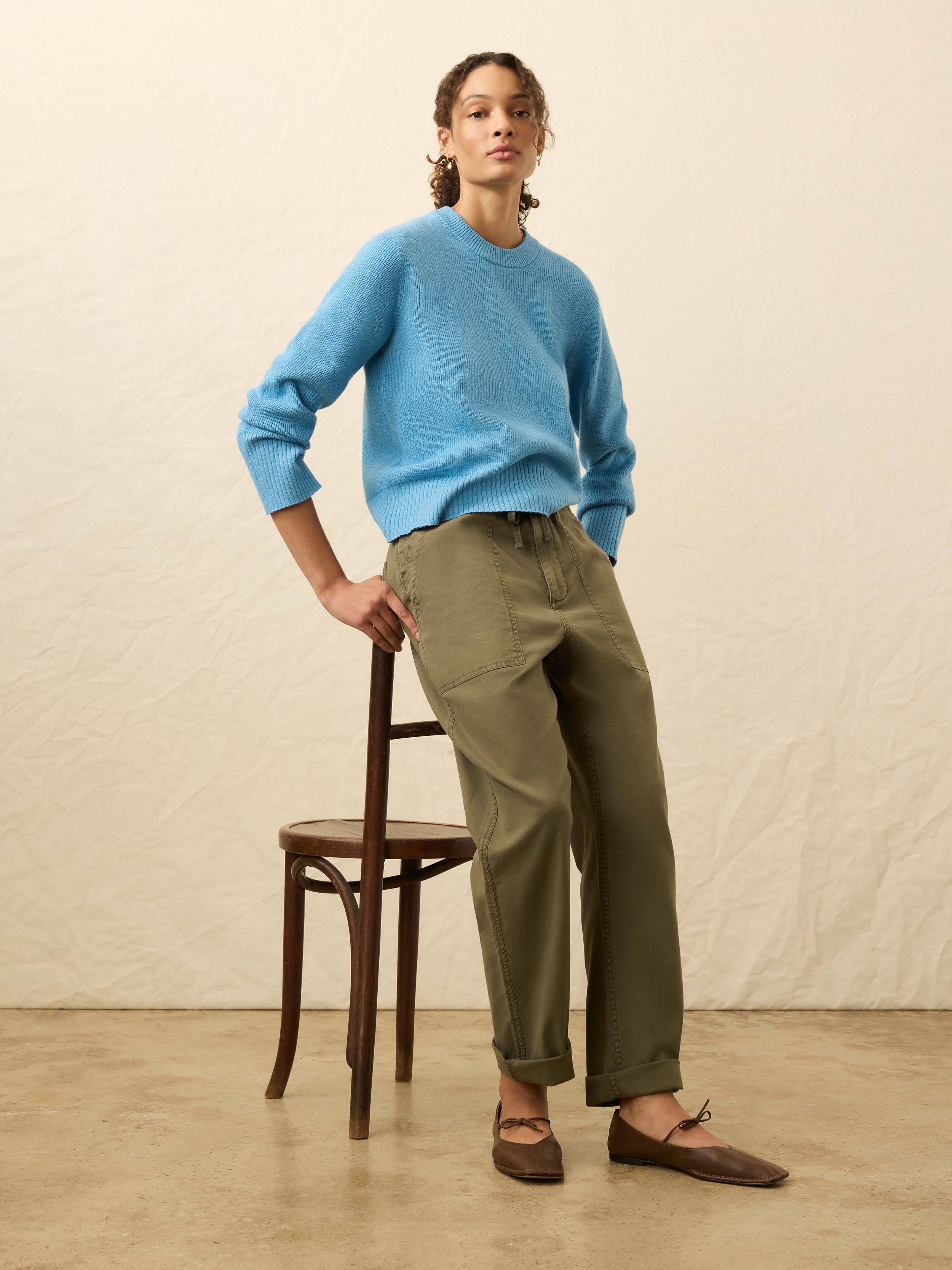 Jackson Crewneck Sweater - Iceland Blue