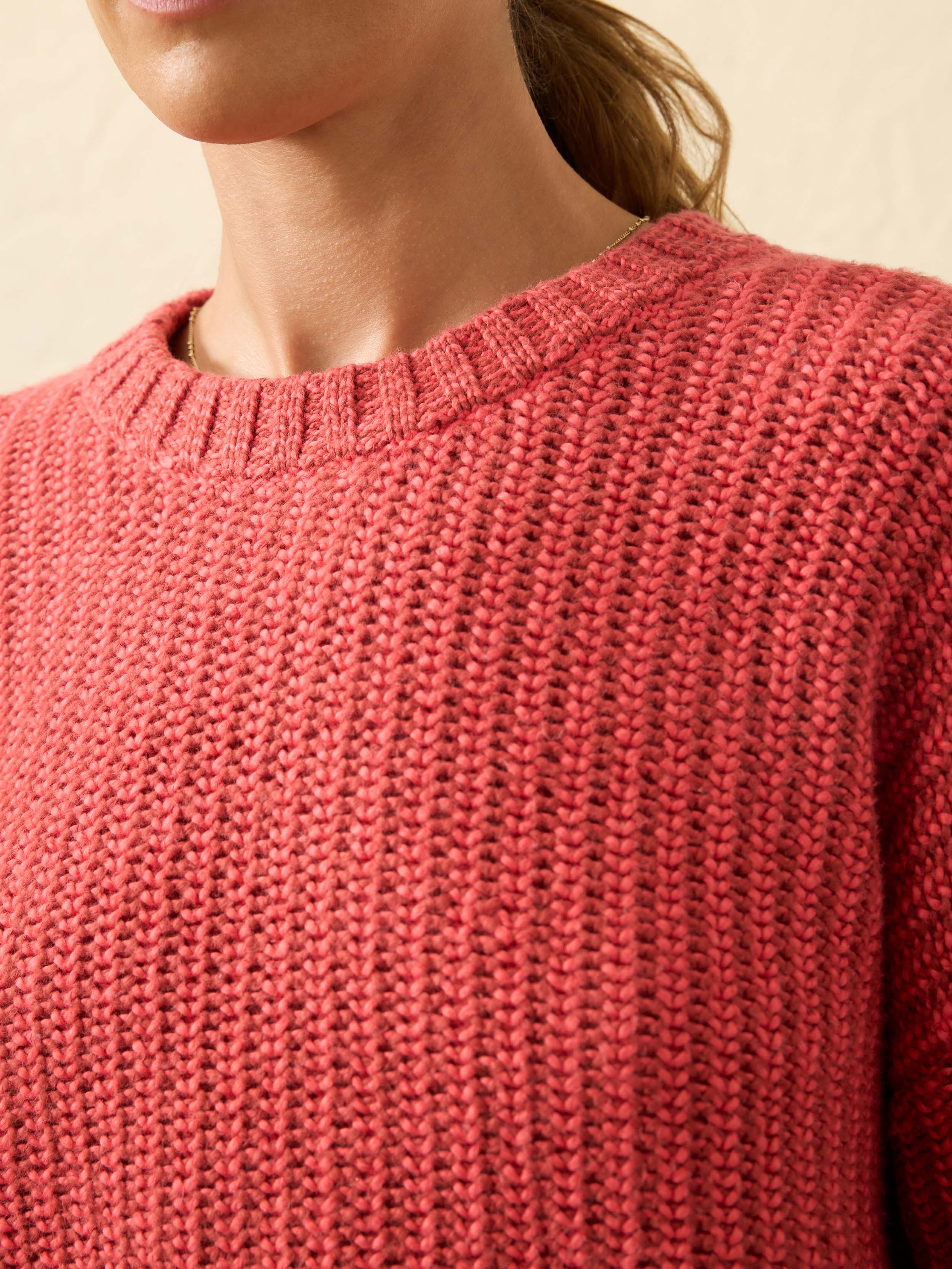 Heirloom Cotton  Relaxed Crew - Dubarry Stripe