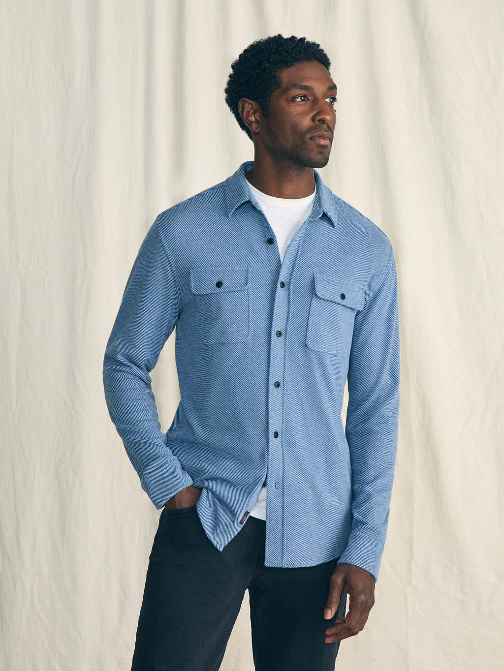 Legendâ„?Sweater Shirt - Glacier Blue Twill