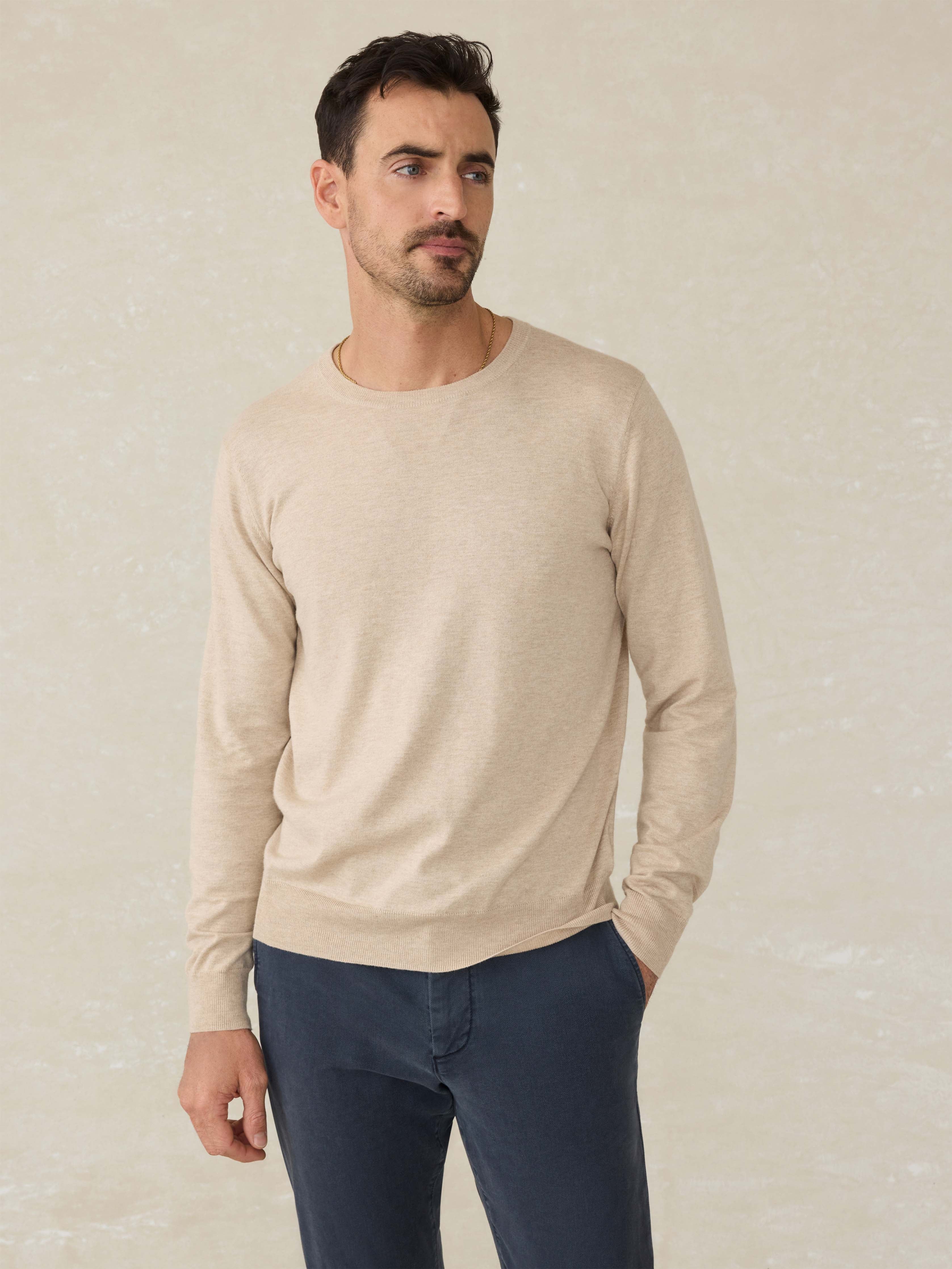 Movementâ„?Crewneck Sweater - Soft Dune Heather