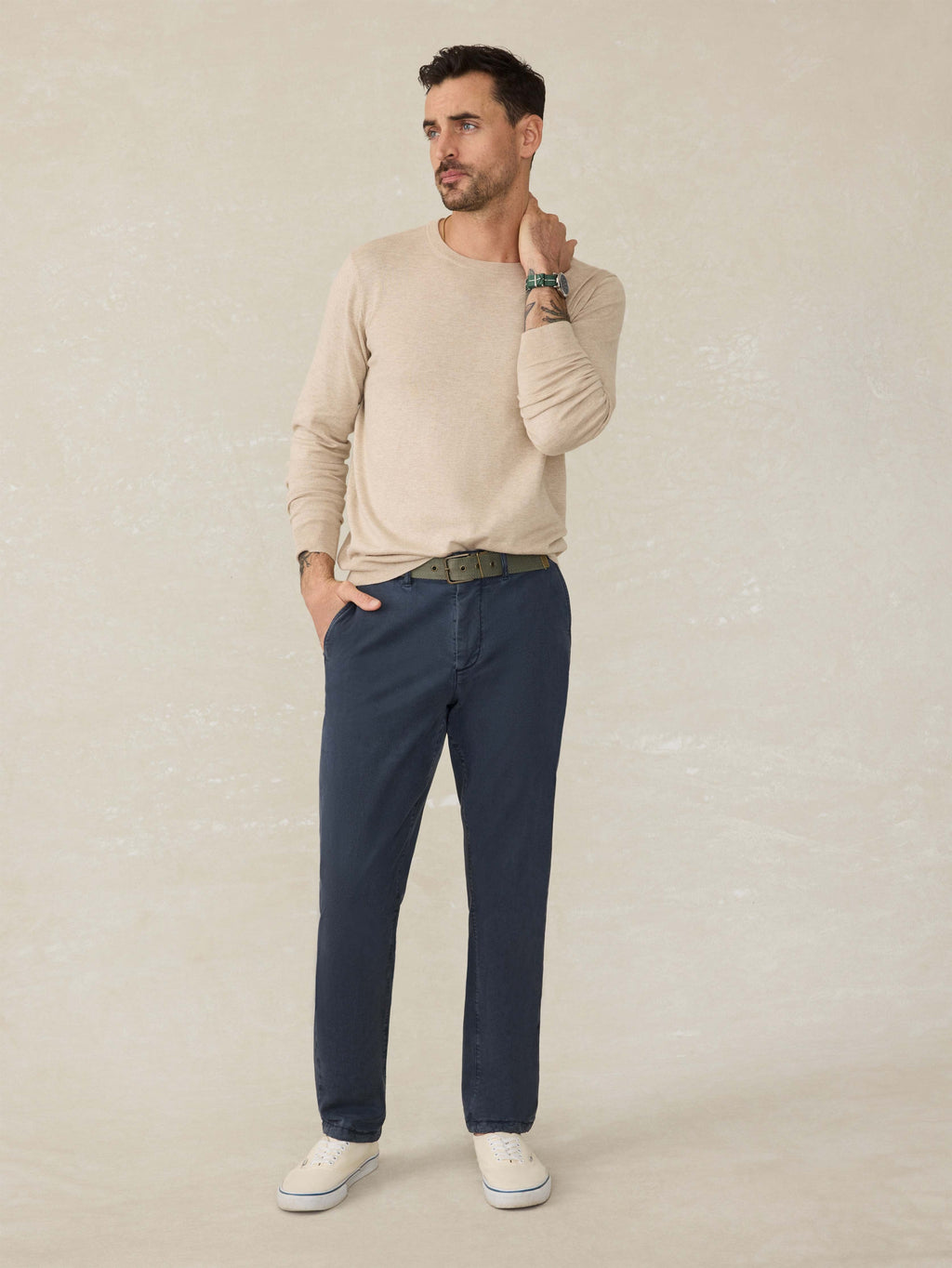 Movementâ„?Crewneck Sweater - Soft Dune Heather