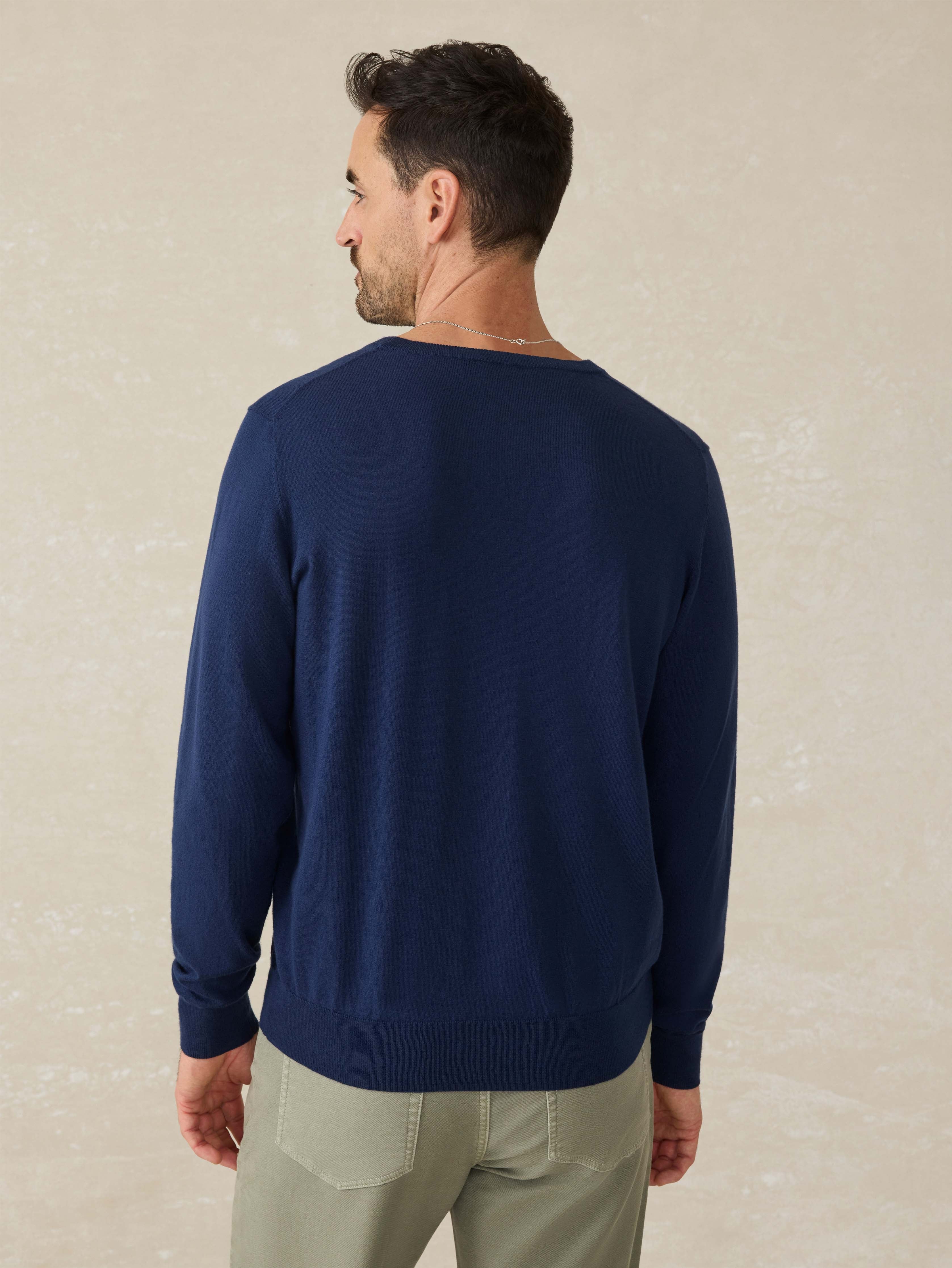 Movementâ„?Crewneck Sweater - Marine Navy