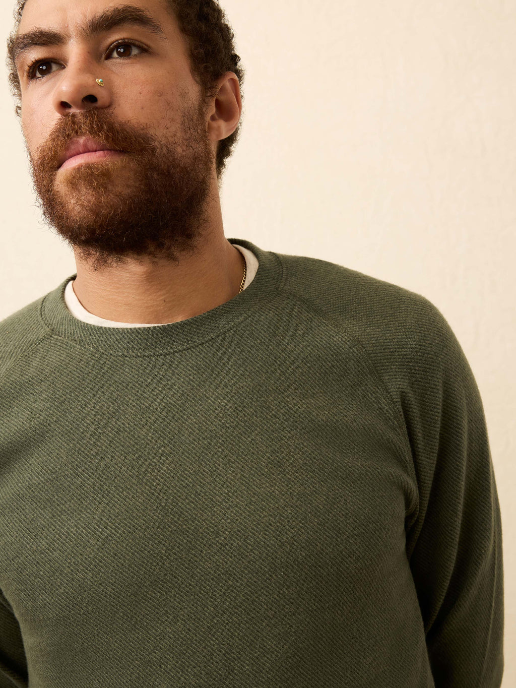 Legendâ„?Sweater Crew - Fall Evergreen Twill