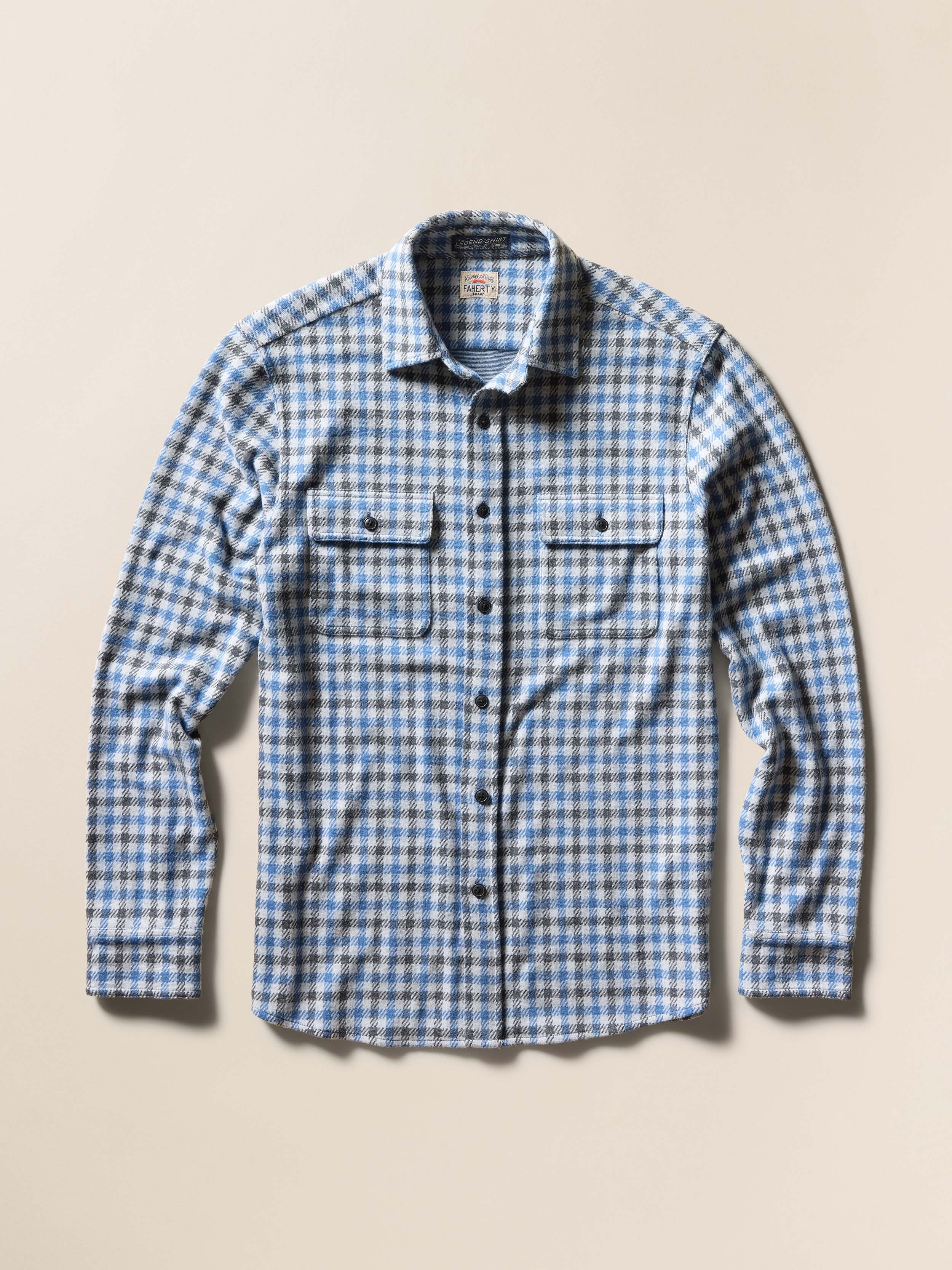 Legendâ„?Sweater Shirt - Graphite Sky Gingham