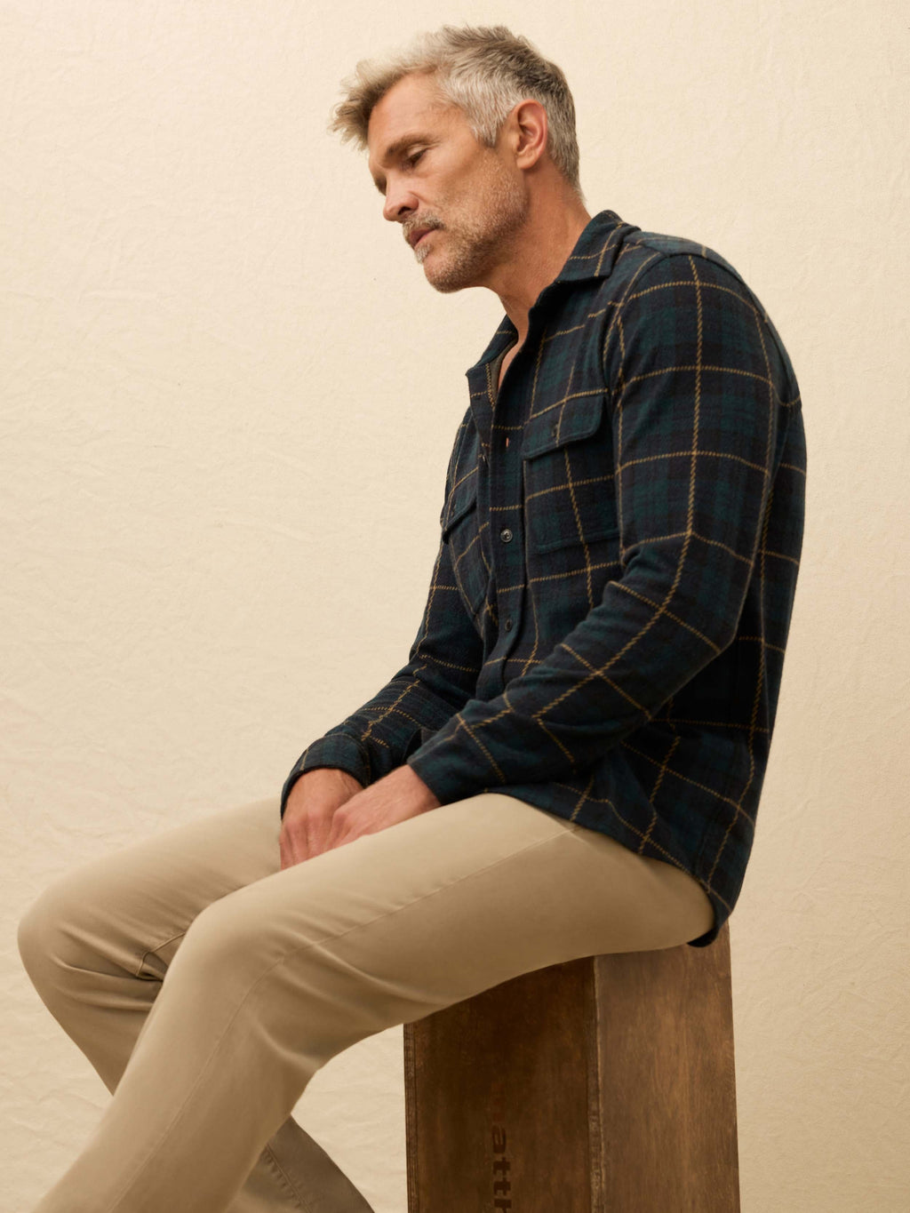 Legendâ„?Sweater Shirt - Lodge Blackwatch Plaid