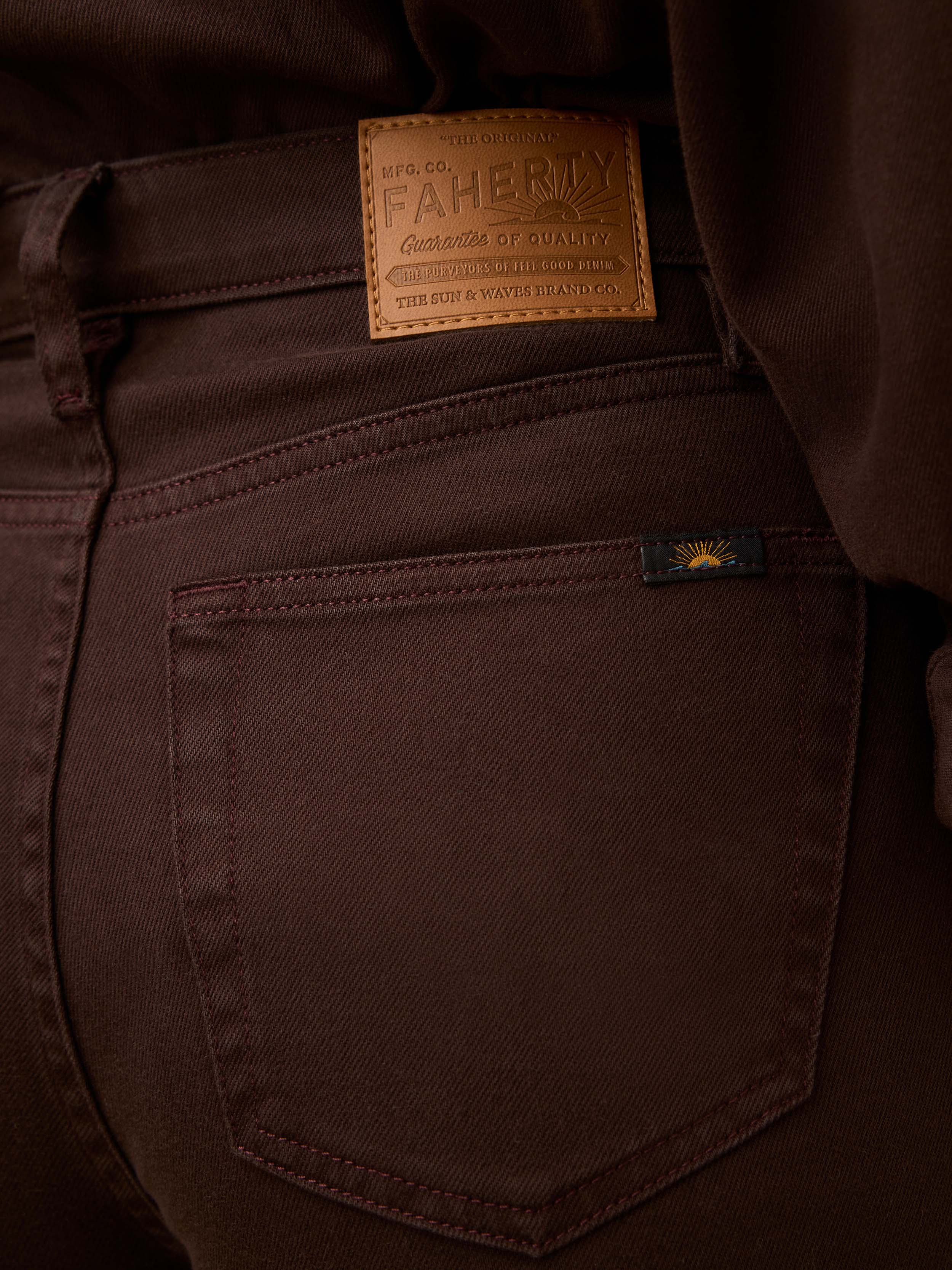 Saturday Denim Wide Leg - Chocolate Brown