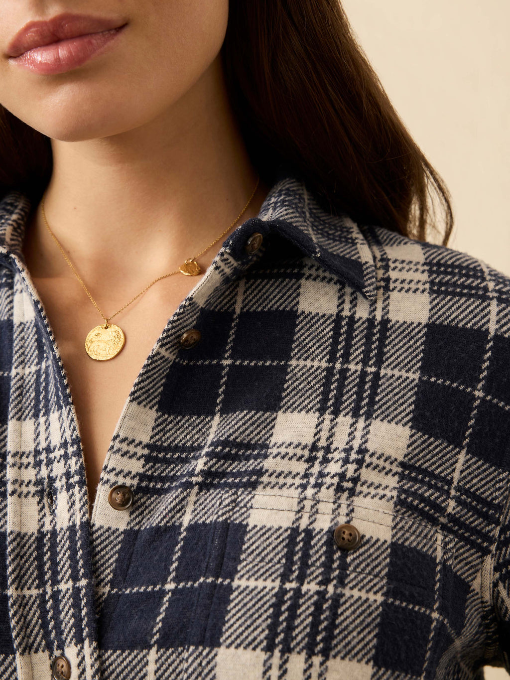 Legendâ„?Sweater Shirt - Sapphire Lake Plaid