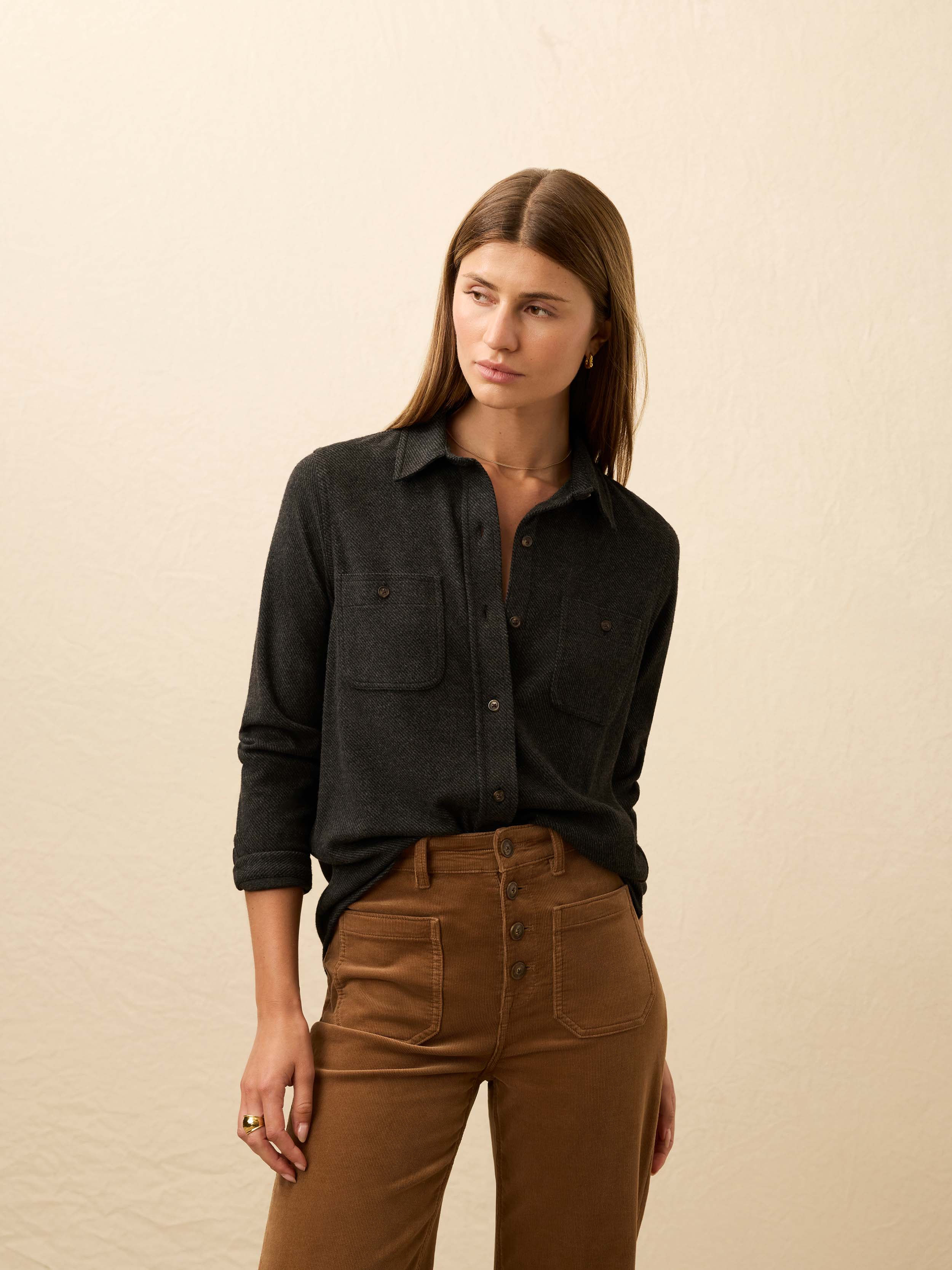 Legendâ„?Sweater Shirt - Heathered Black Twill