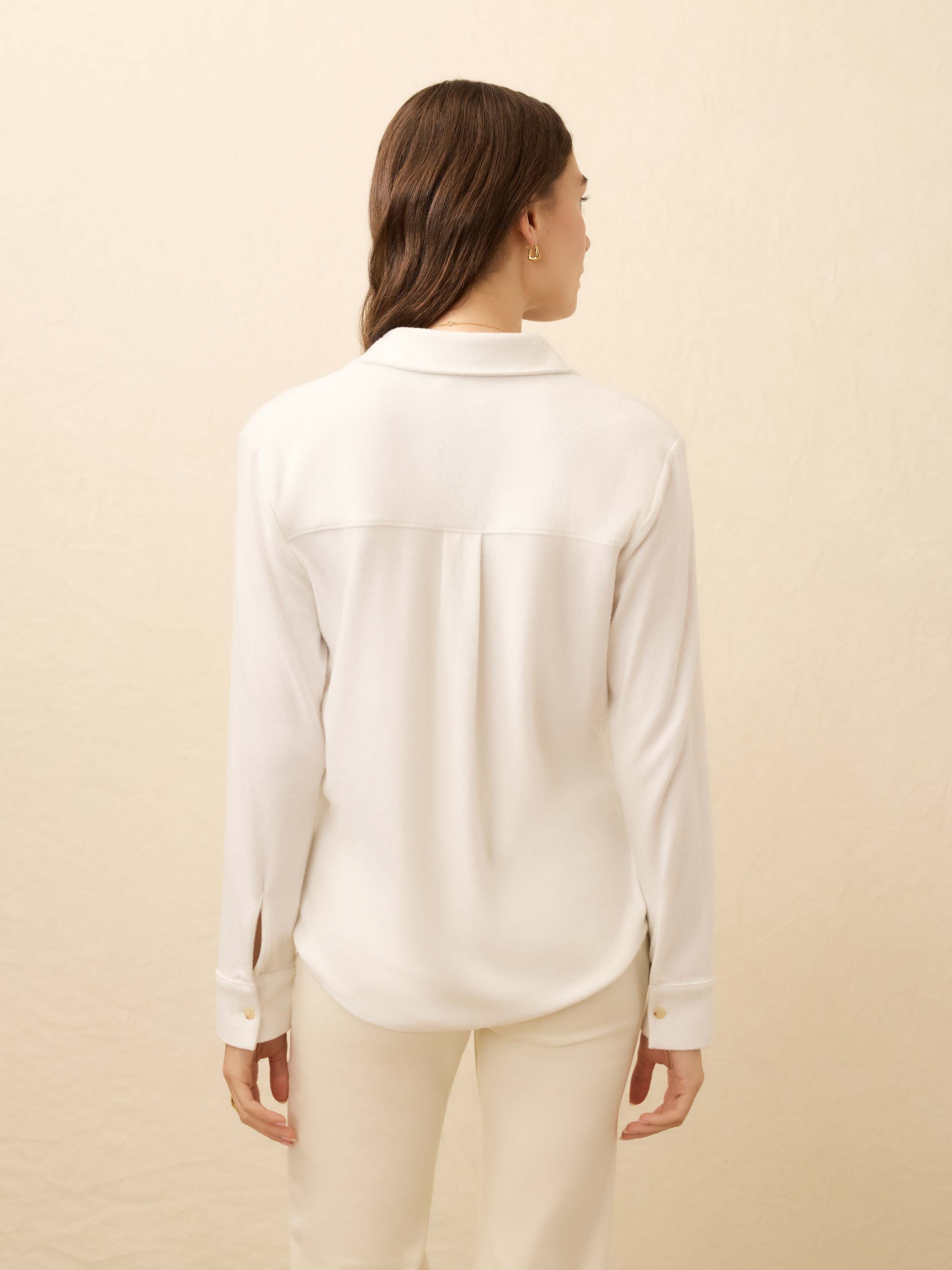 Legendâ„?Sweater Classic Shirt - Pure White Twill