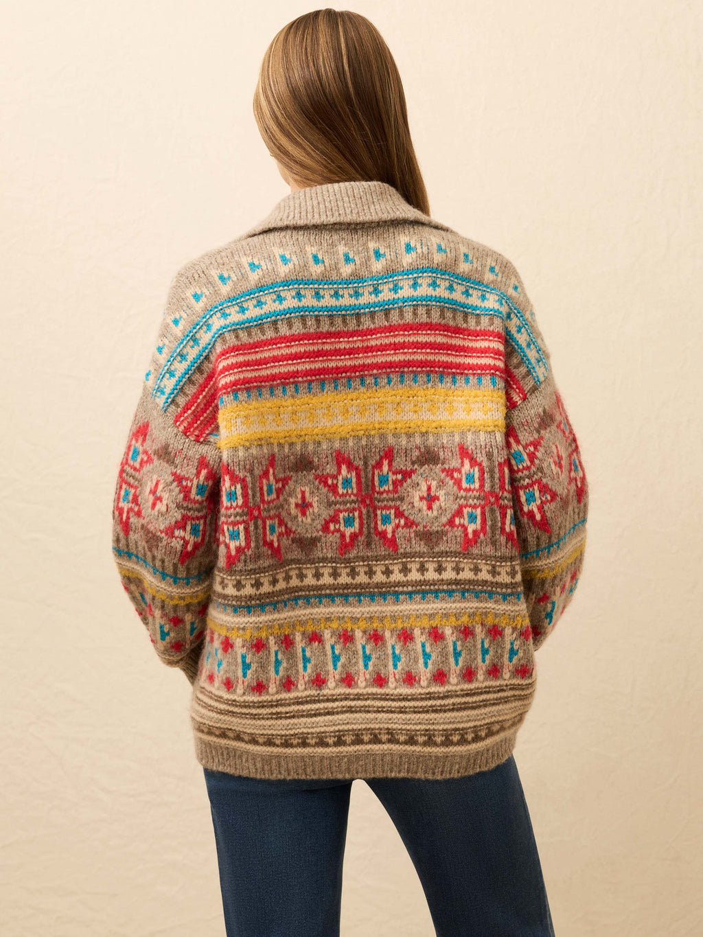Native Knitter Desert Bloom Cardigan - Squash Blossom