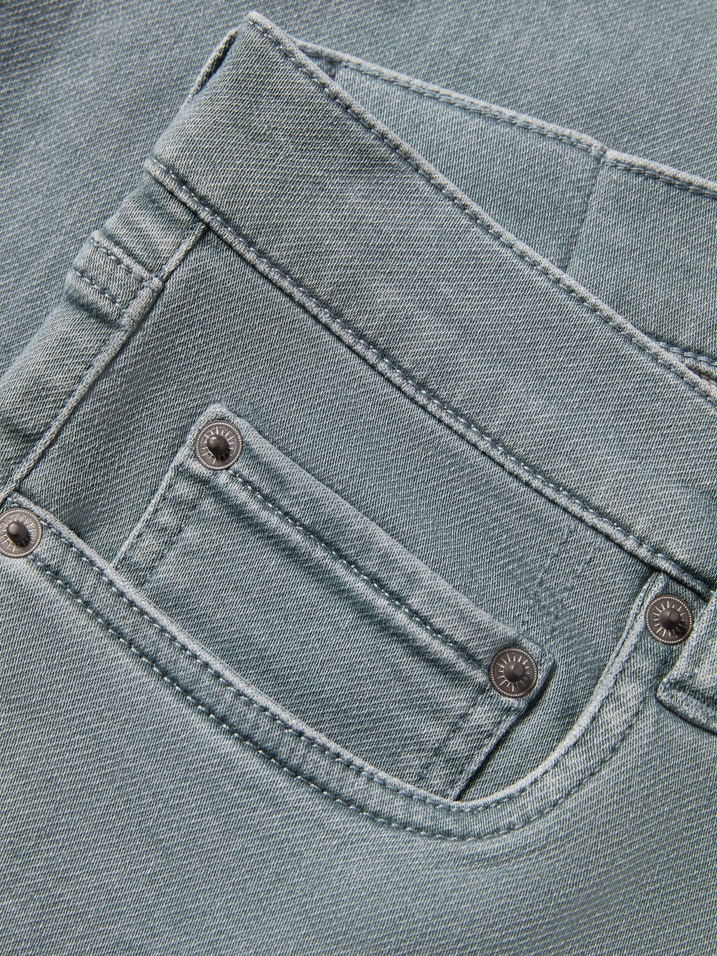 Stretch Terry 5-Pocket Pant - Ocean Glass