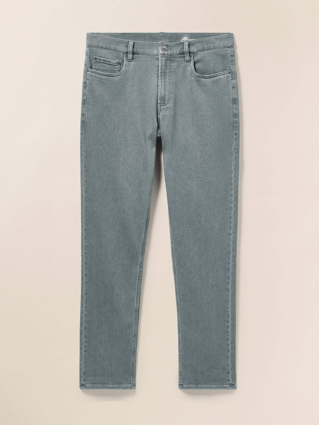 Stretch Terry 5-Pocket Pant - Ocean Glass