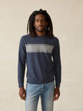 Legendâ„?Surf Stripe Sweater Crew - Brighton Navy Surf Stripe