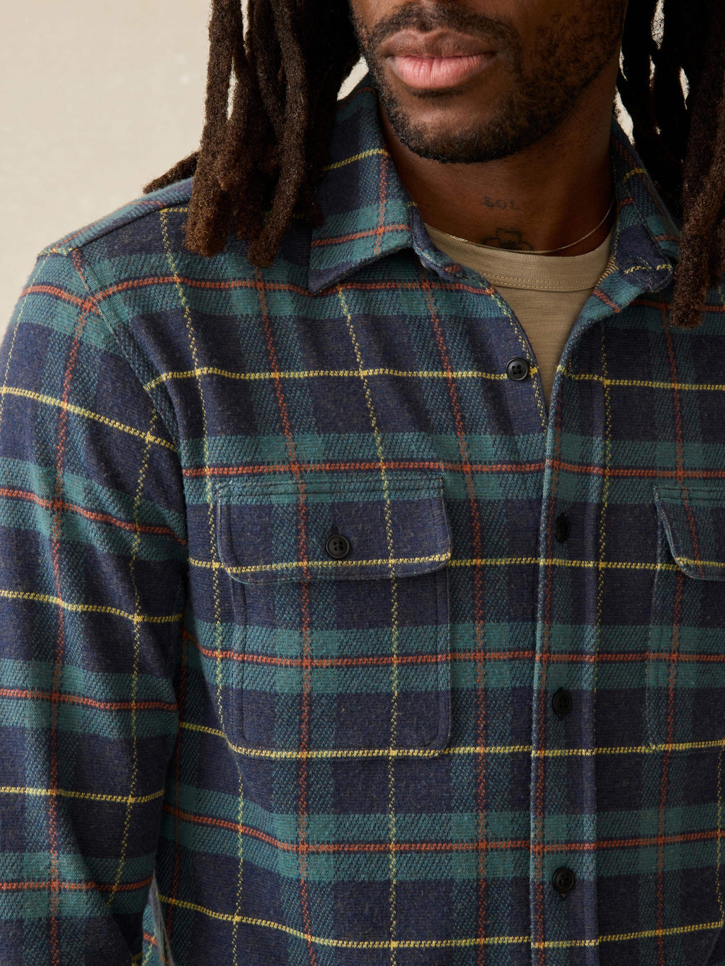 Legendâ„?Sweater Shirt - Mossy Elm Plaid