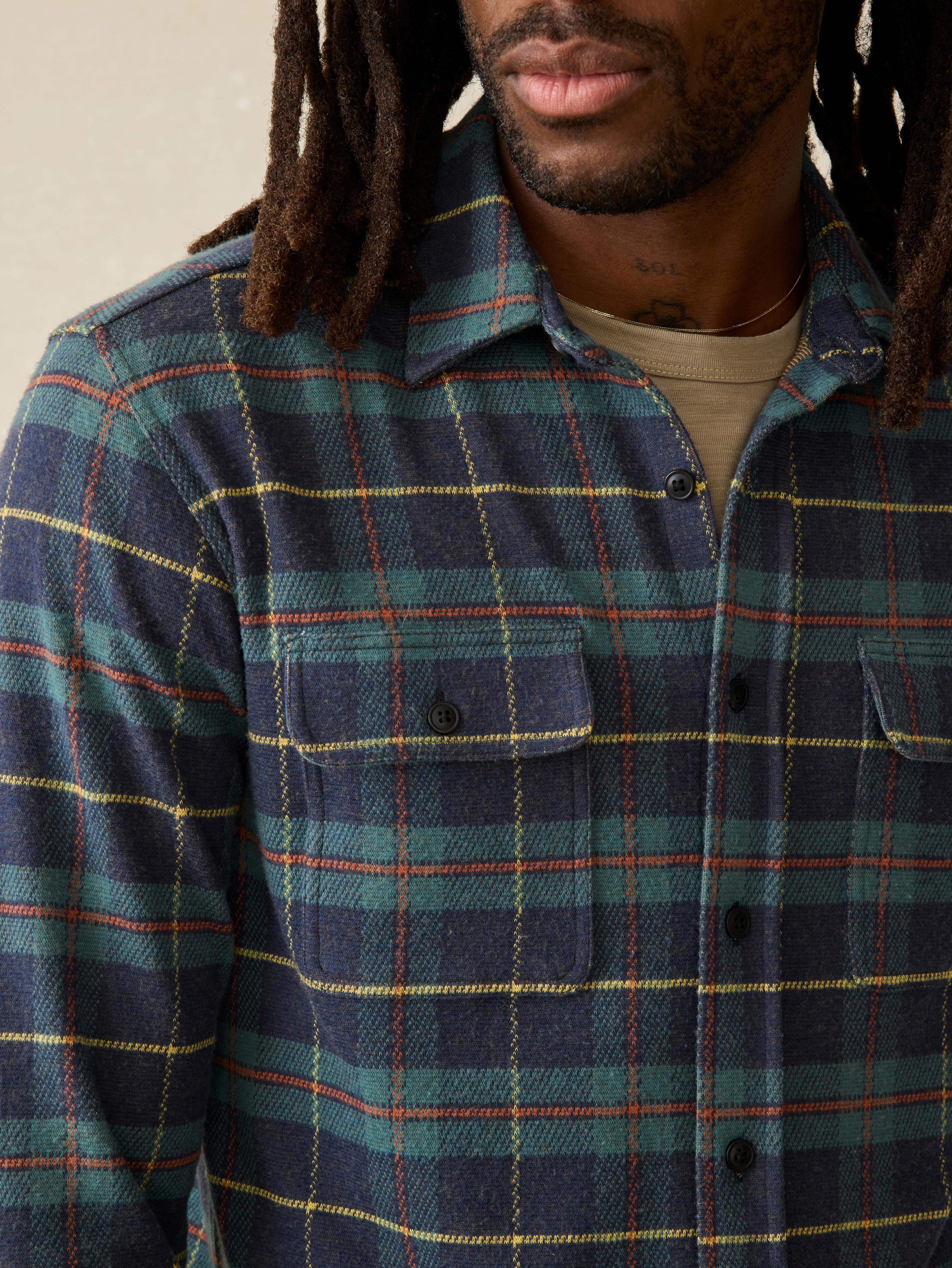 Legendâ„?Sweater Shirt - Mossy Elm Plaid