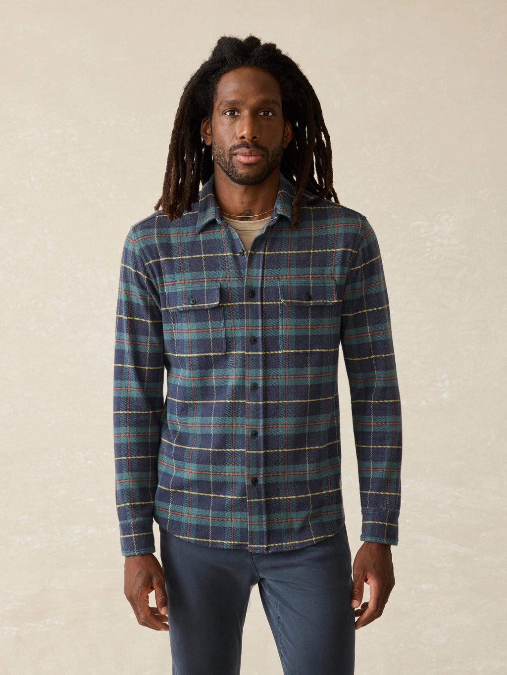 Legendâ„?Sweater Shirt - Mossy Elm Plaid