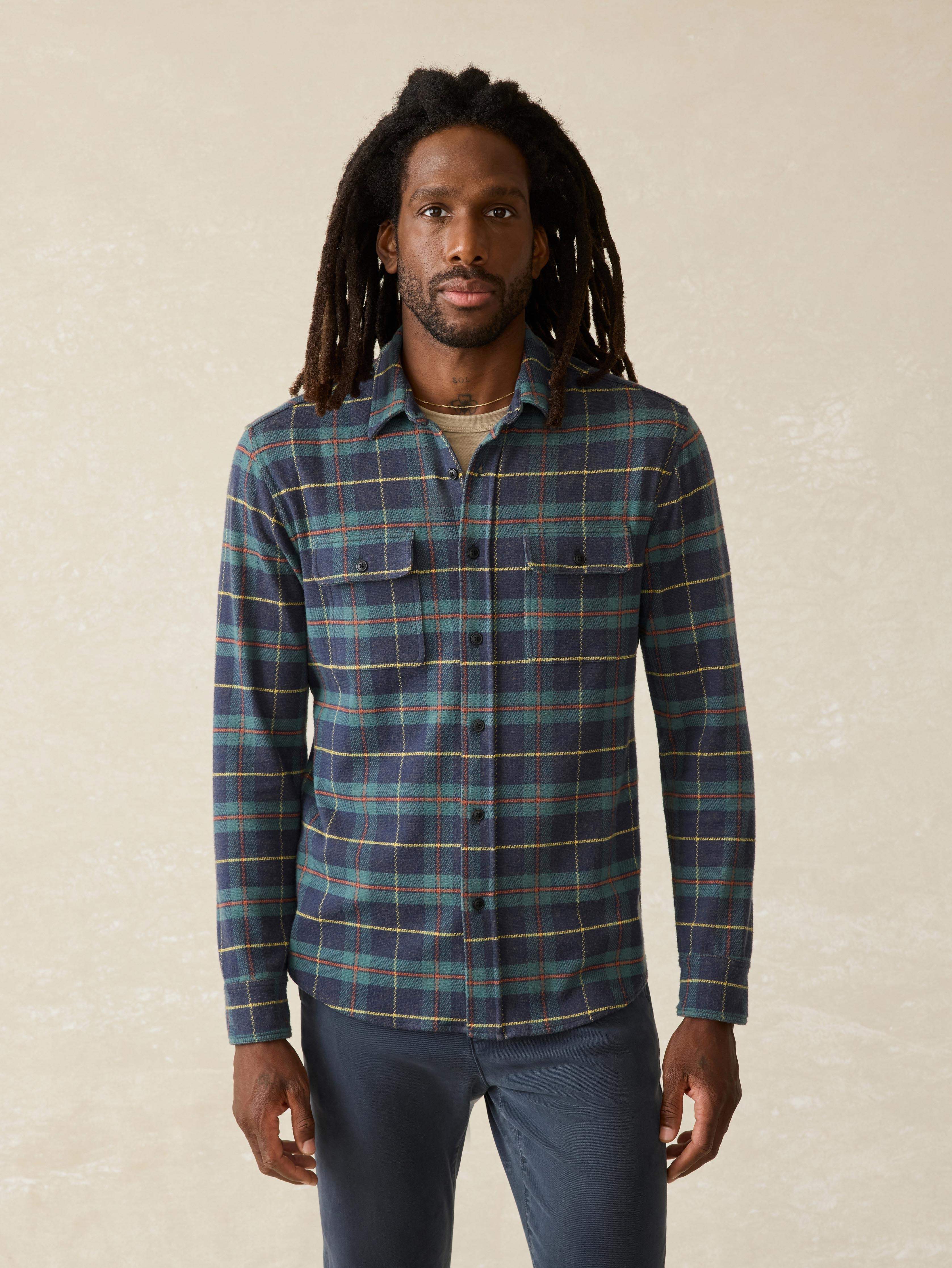 Legendâ„?Sweater Shirt - Mossy Elm Plaid