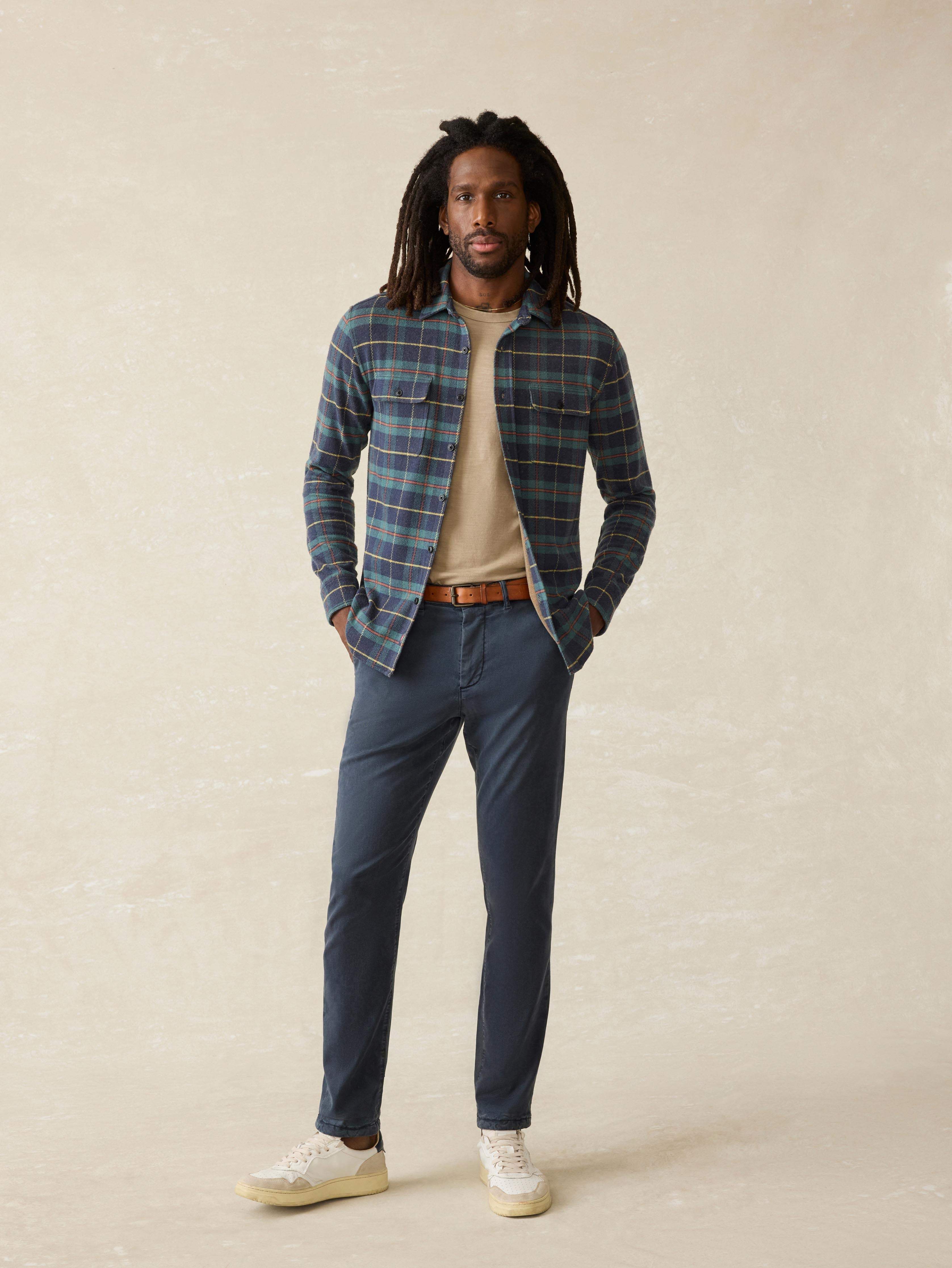 Legendâ„?Sweater Shirt - Mossy Elm Plaid