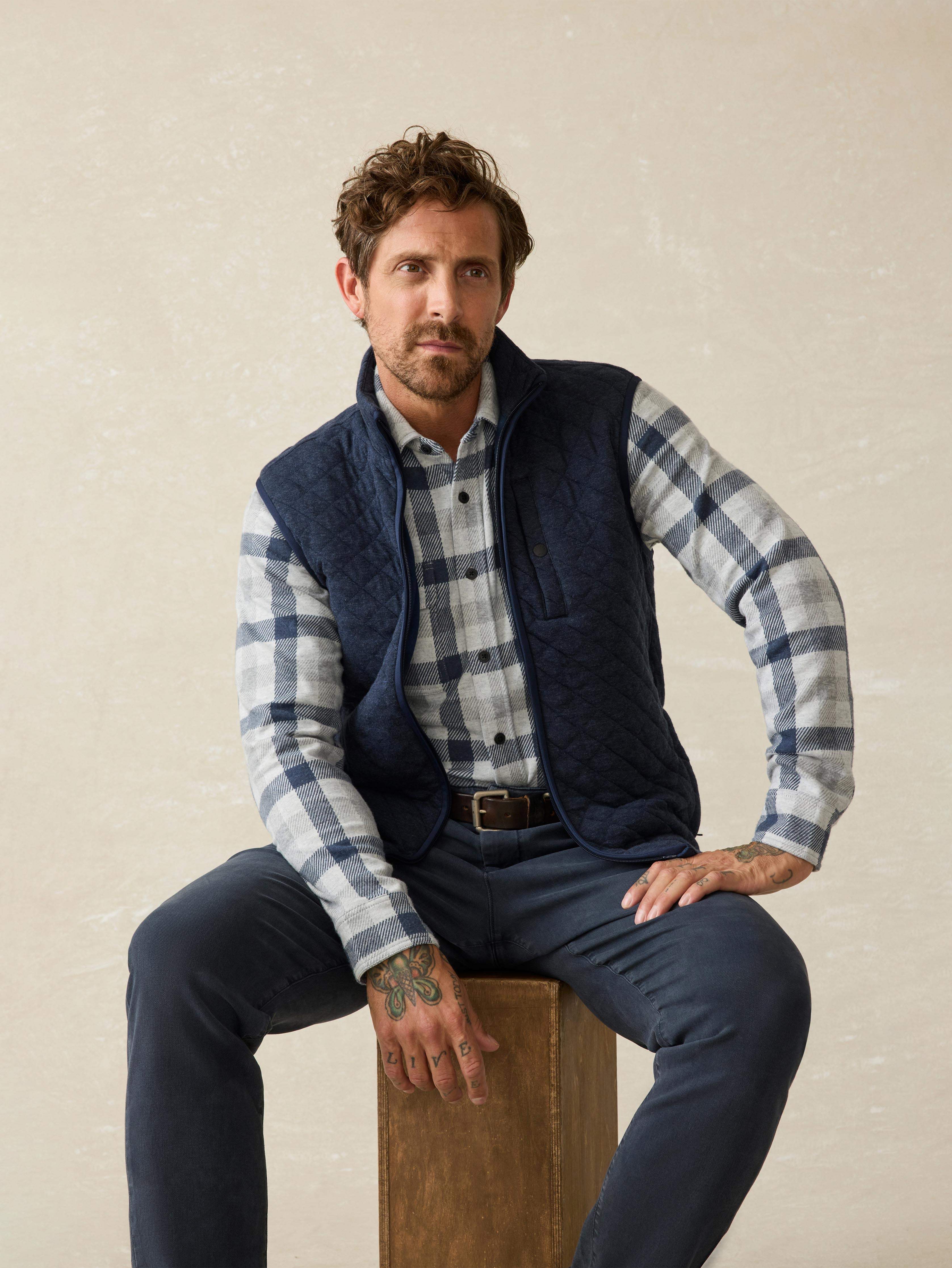 Legendâ„?Sweater Shirt - Snowy Night Check