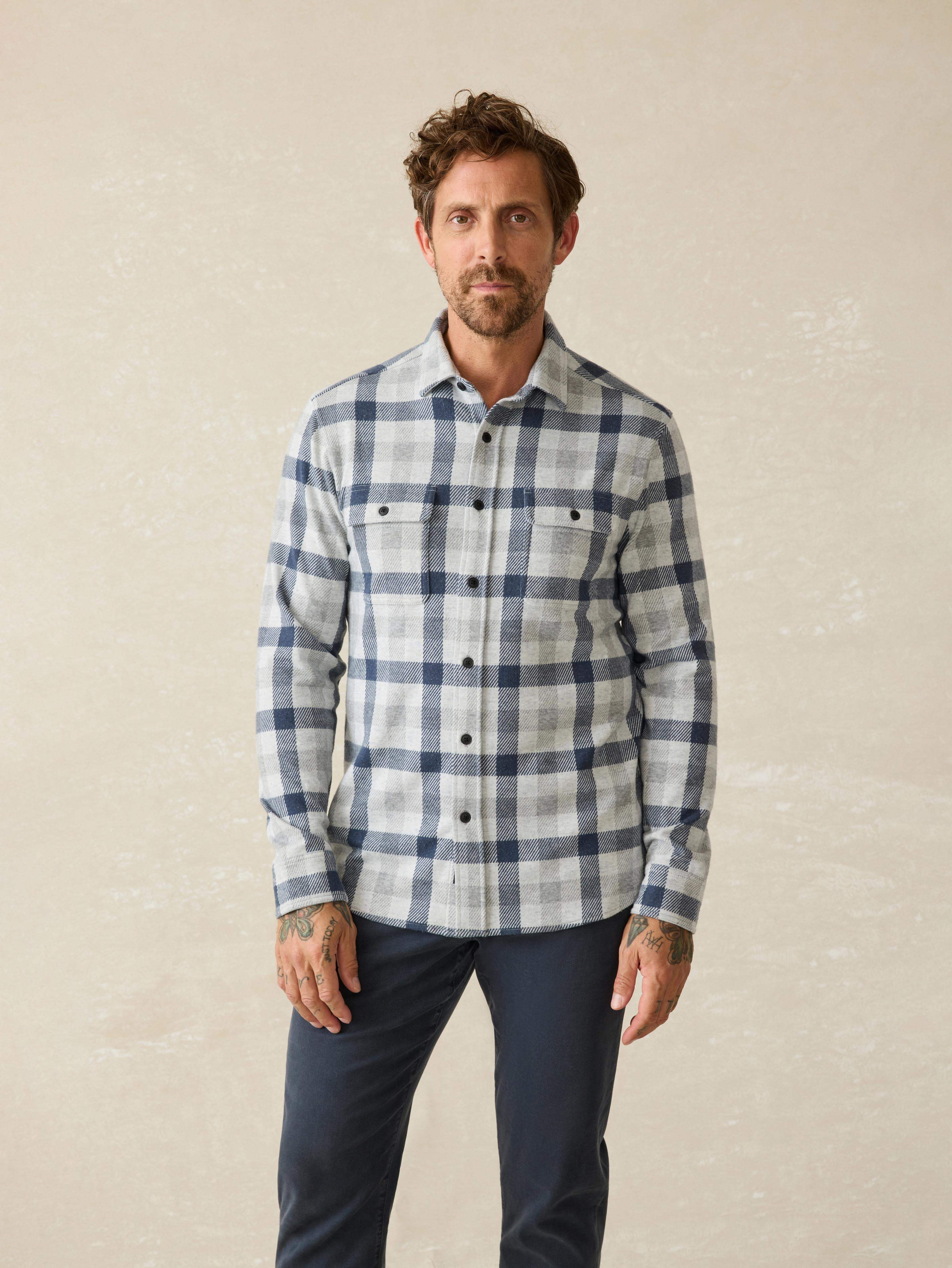 Legendâ„?Sweater Shirt - Snowy Night Check