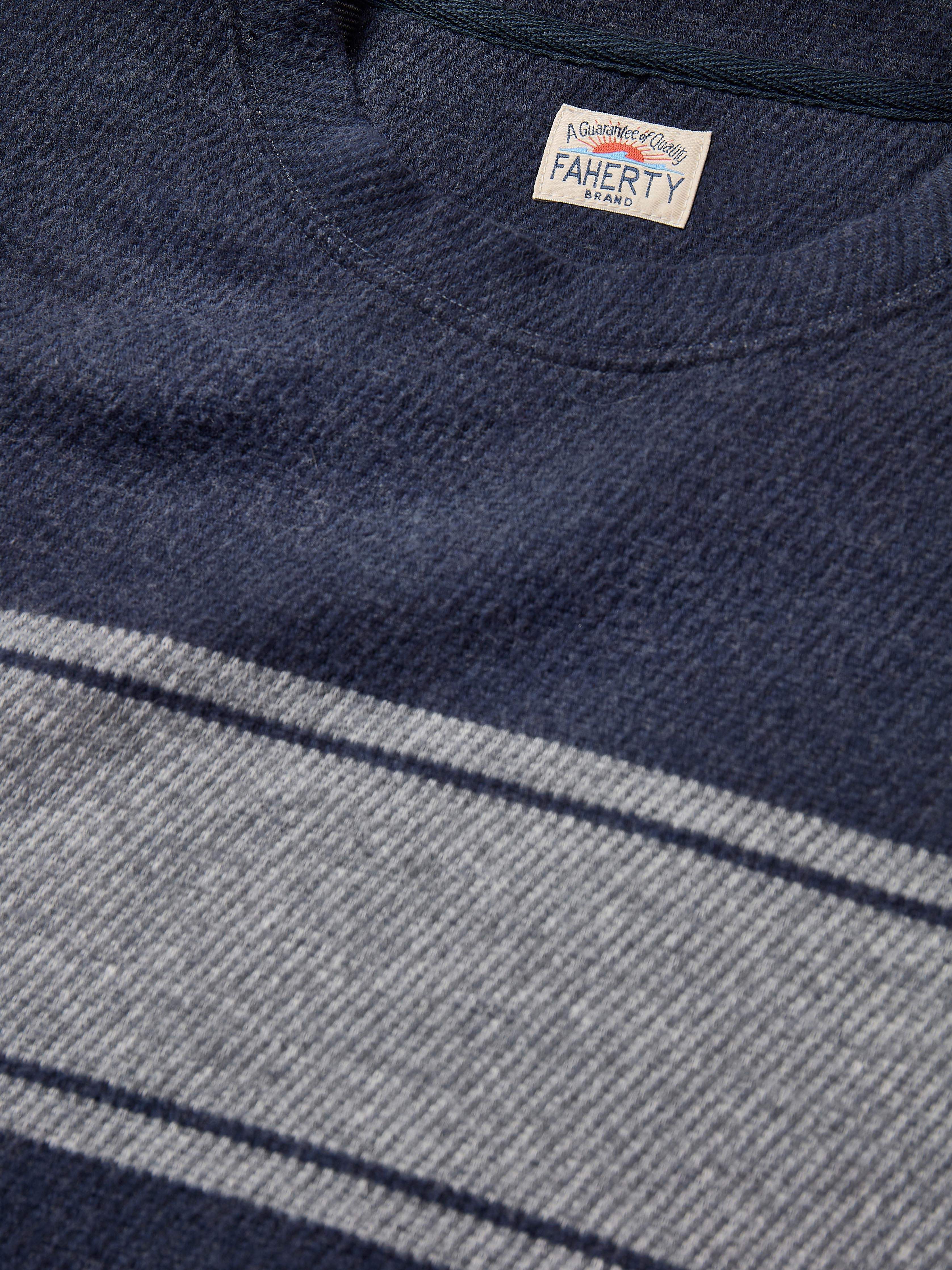 Legendâ„?Surf Stripe Sweater Crew - Brighton Navy Surf Stripe