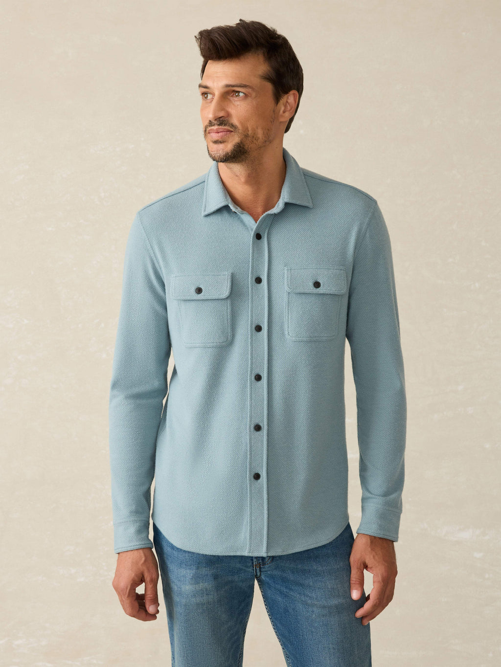 Legendâ„?Sweater Shirt - Ocean Glass Twill