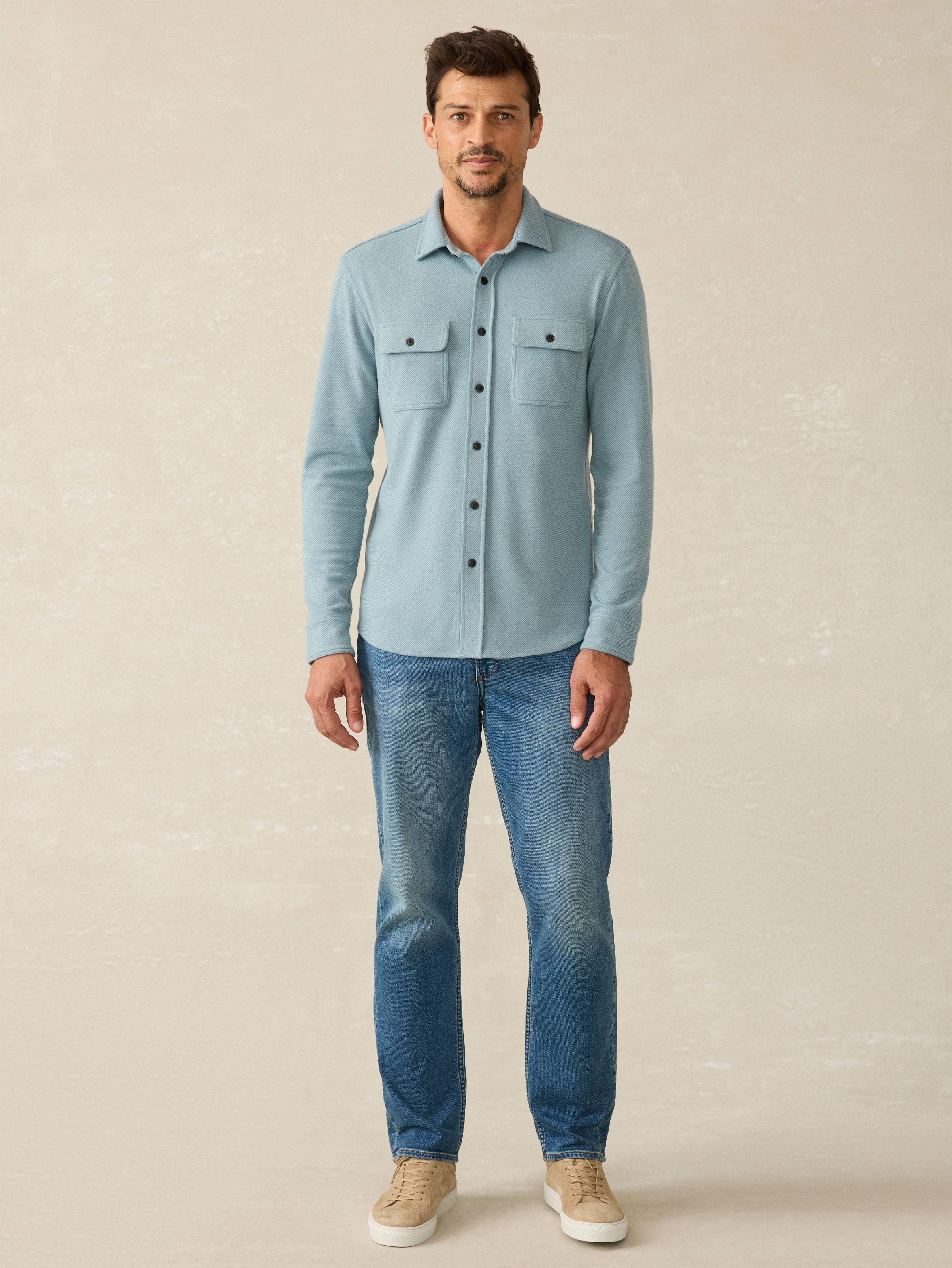 Legendâ„?Sweater Shirt - Ocean Glass Twill
