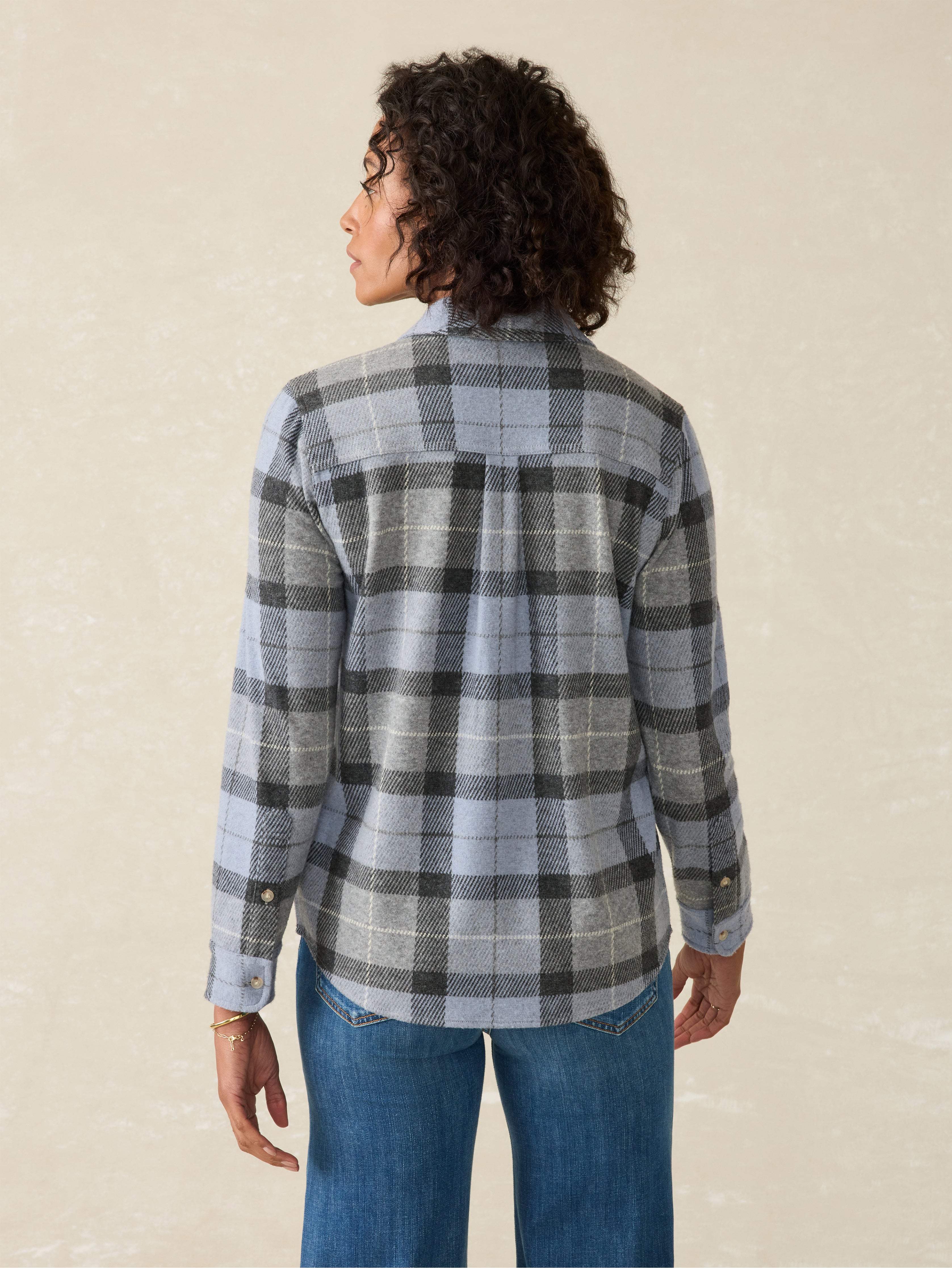 Legendâ„?Sweater Shirt - True North Plaid