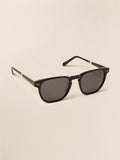 August Sunglasses - Black Solid Gray