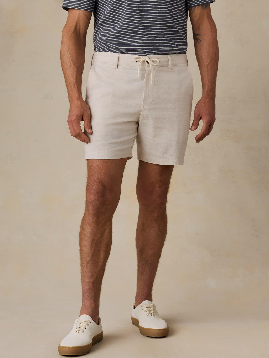 Movementâ„?Linen Short - Dorset Sand