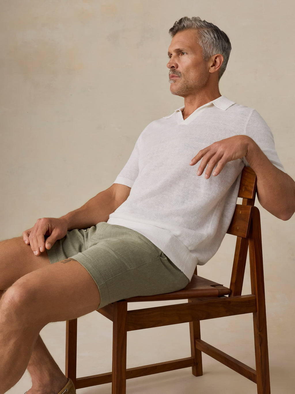 Movementâ„?Linen Short - Sage Cliff
